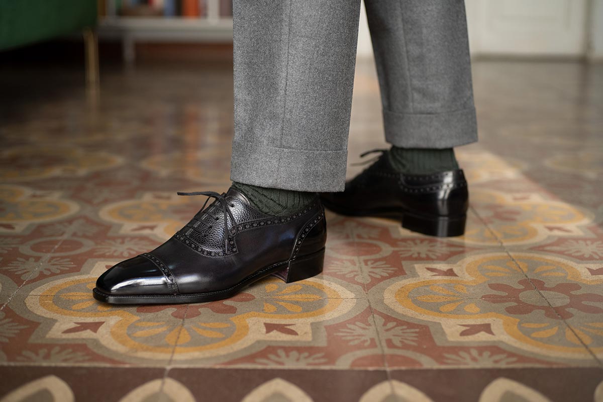 Why our shoes lean forward