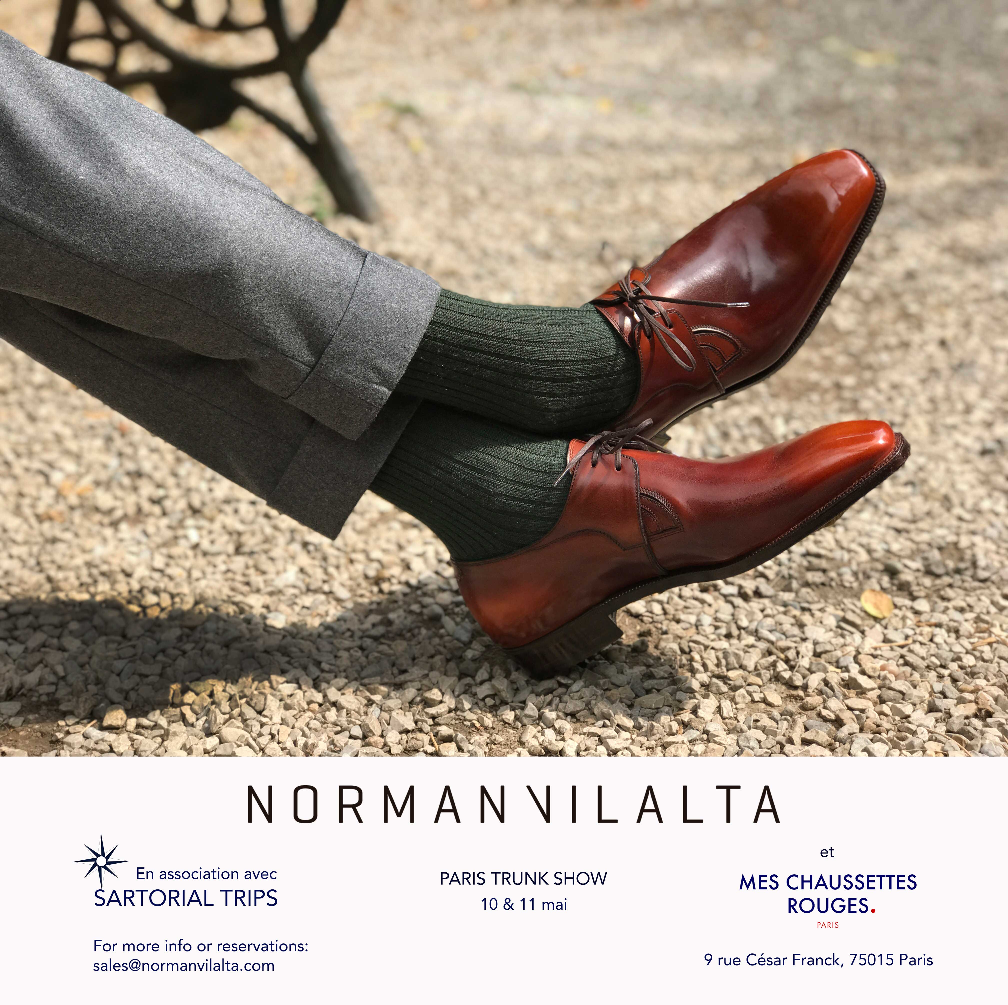 Norman Vilalta Trunk Show Paris, France May 10th and 11th