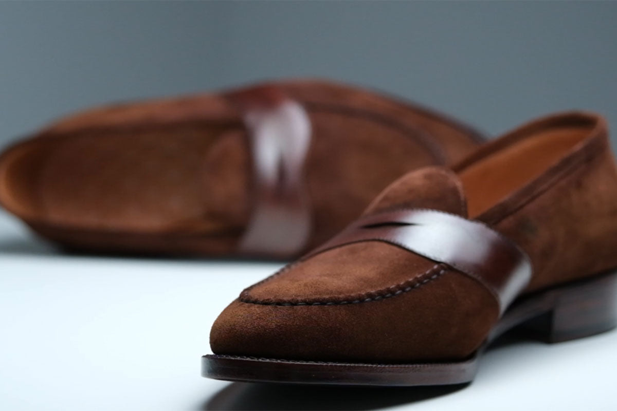 Piet Penny Loafer Combination Leather by Norman Vilata men’s loafers in Barcelona, Spain
