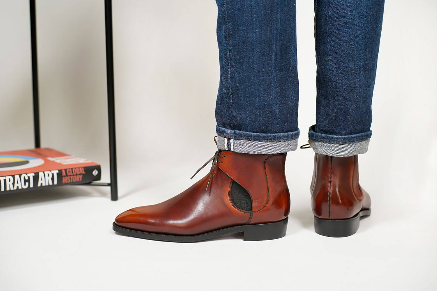 Brown and cognac shoes and boots by Norman Vilalta