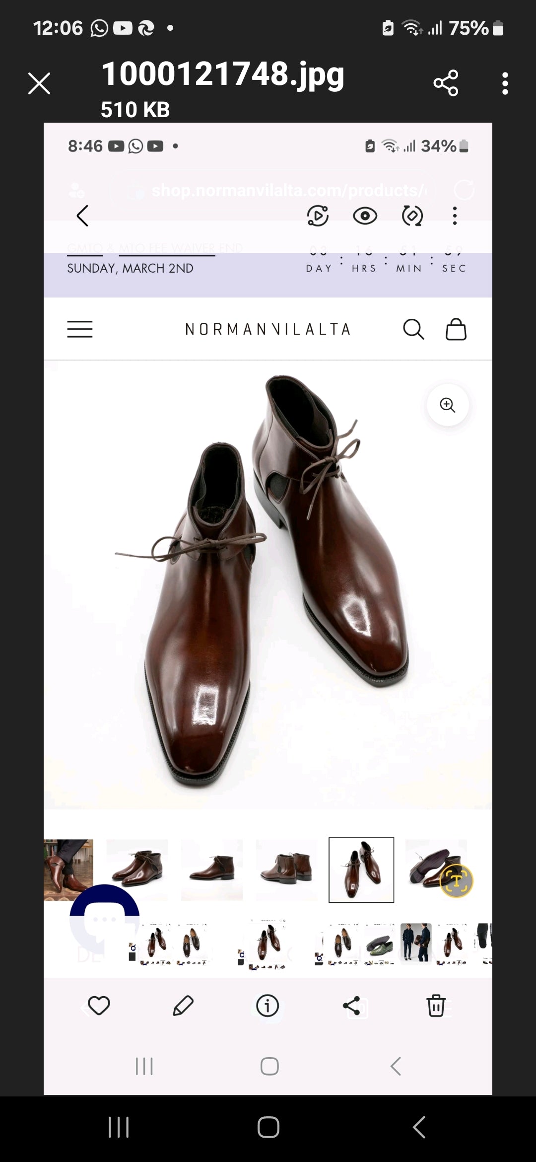 Eduardo Derby MTO (Chiseled Toe) - Custom Brown Patina