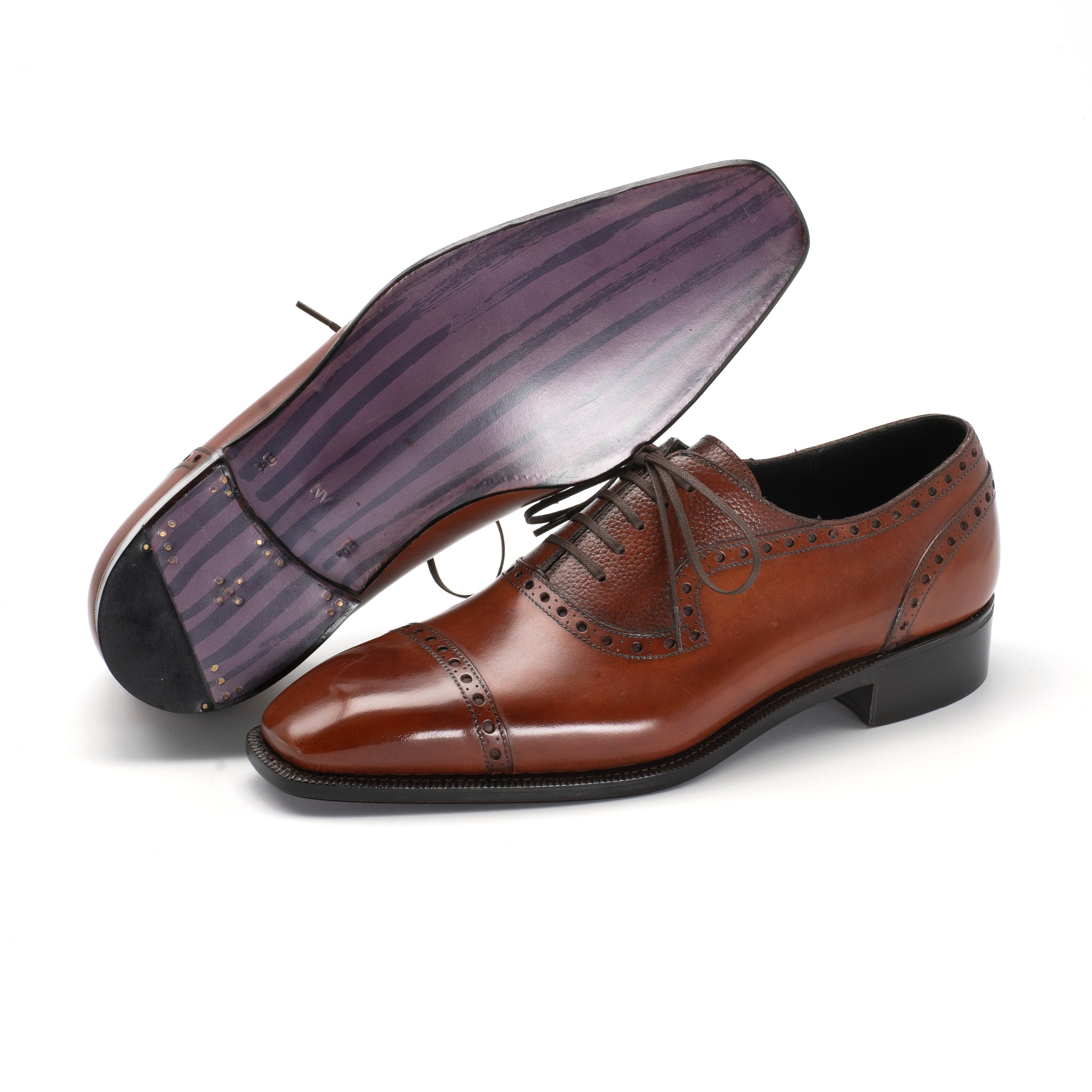 Andres Adelaide Oxford Chestnut by Norman Vilalta Men’s oxford shoes in Barcelona, Spain