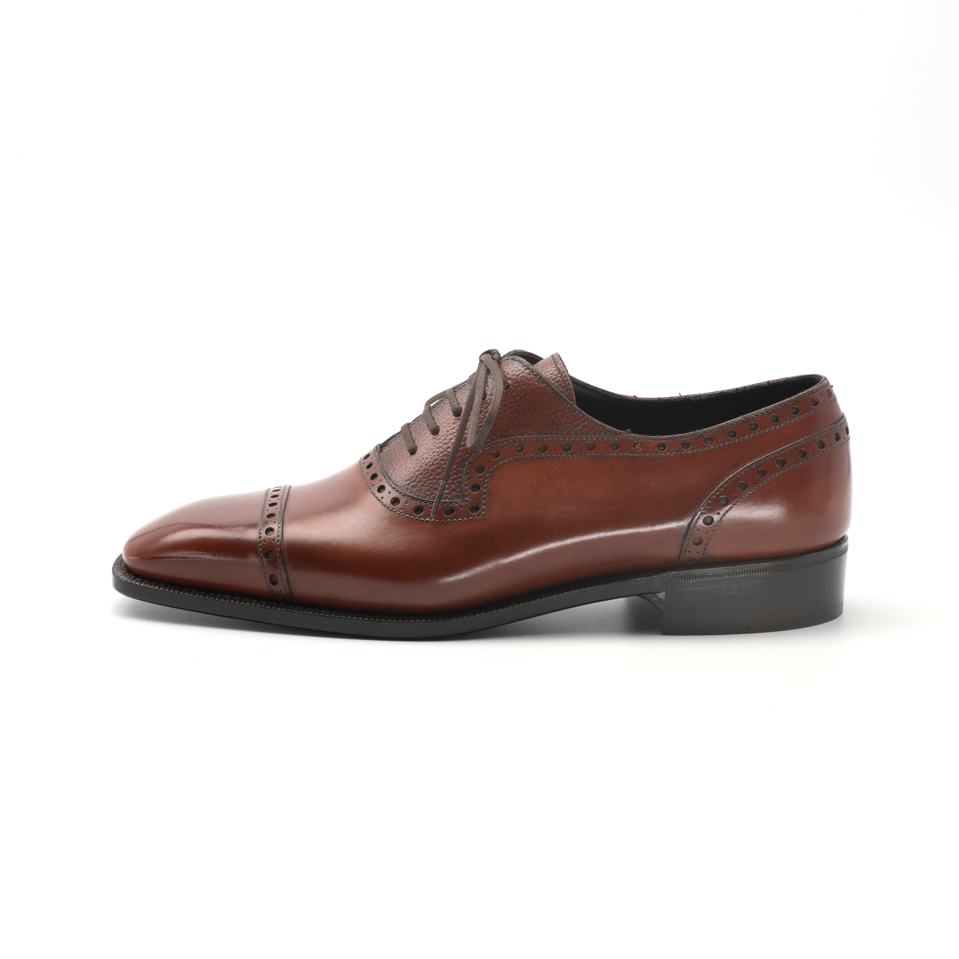 Andres Adelaide Oxford Chestnut by Norman Vilalta Men’s oxford shoes in Barcelona, Spain