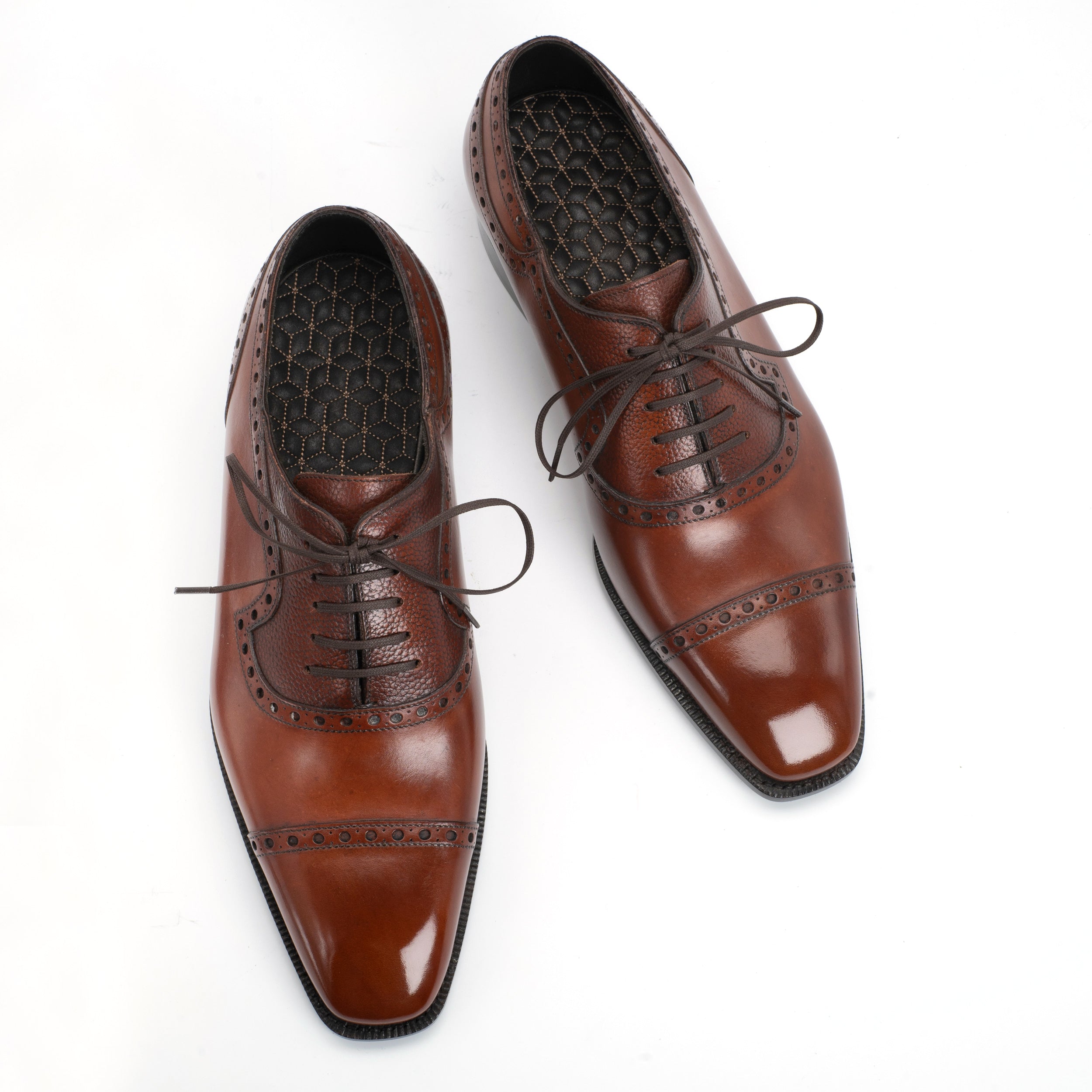 Andres Adelaide Oxford Chestnut by Norman Vilalta Men’s oxford shoes in Barcelona, Spain