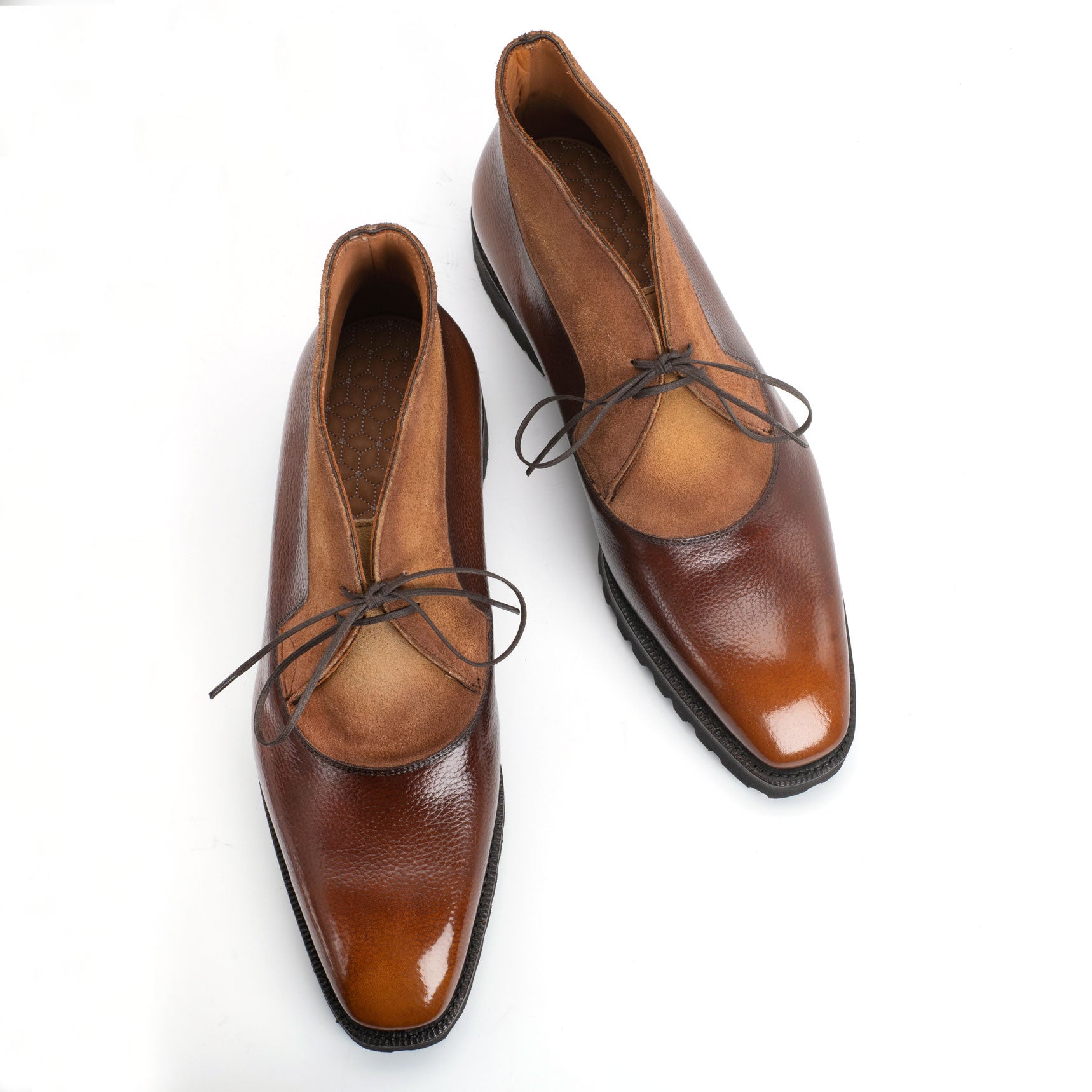Boulevardier Chukka Boots by Norman Vilalta Bespoke Shoes Barcelona