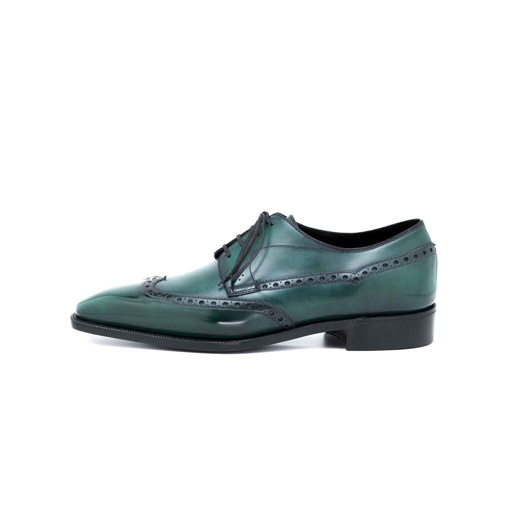 Calder Wingtip Derby - Emerald Green