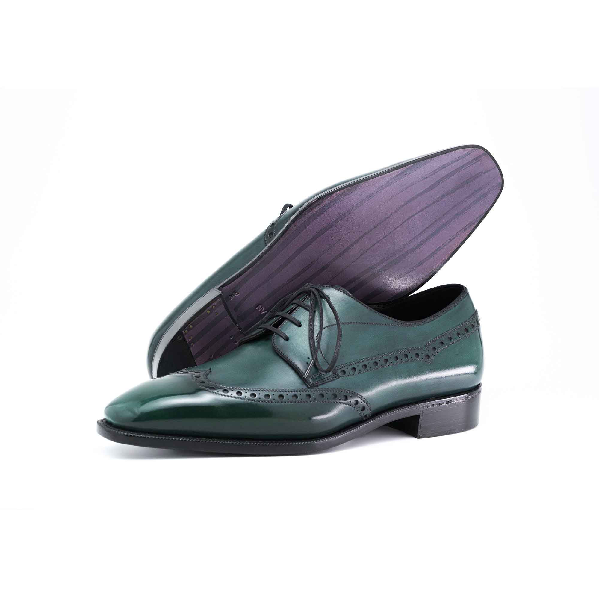 Calder Wingtip Derby Shoe by Norman Vilalta men’s derby shoes in Barcelona, Spain