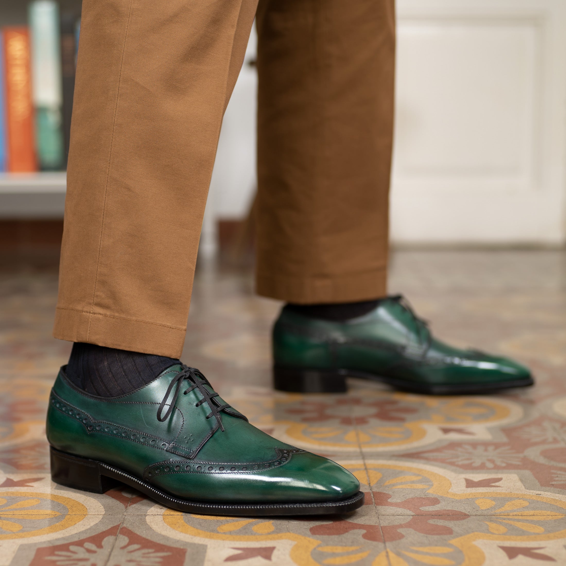Calder Wingtip Derby Shoe by Norman Vilalta men’s derby shoes in Barcelona, Spain