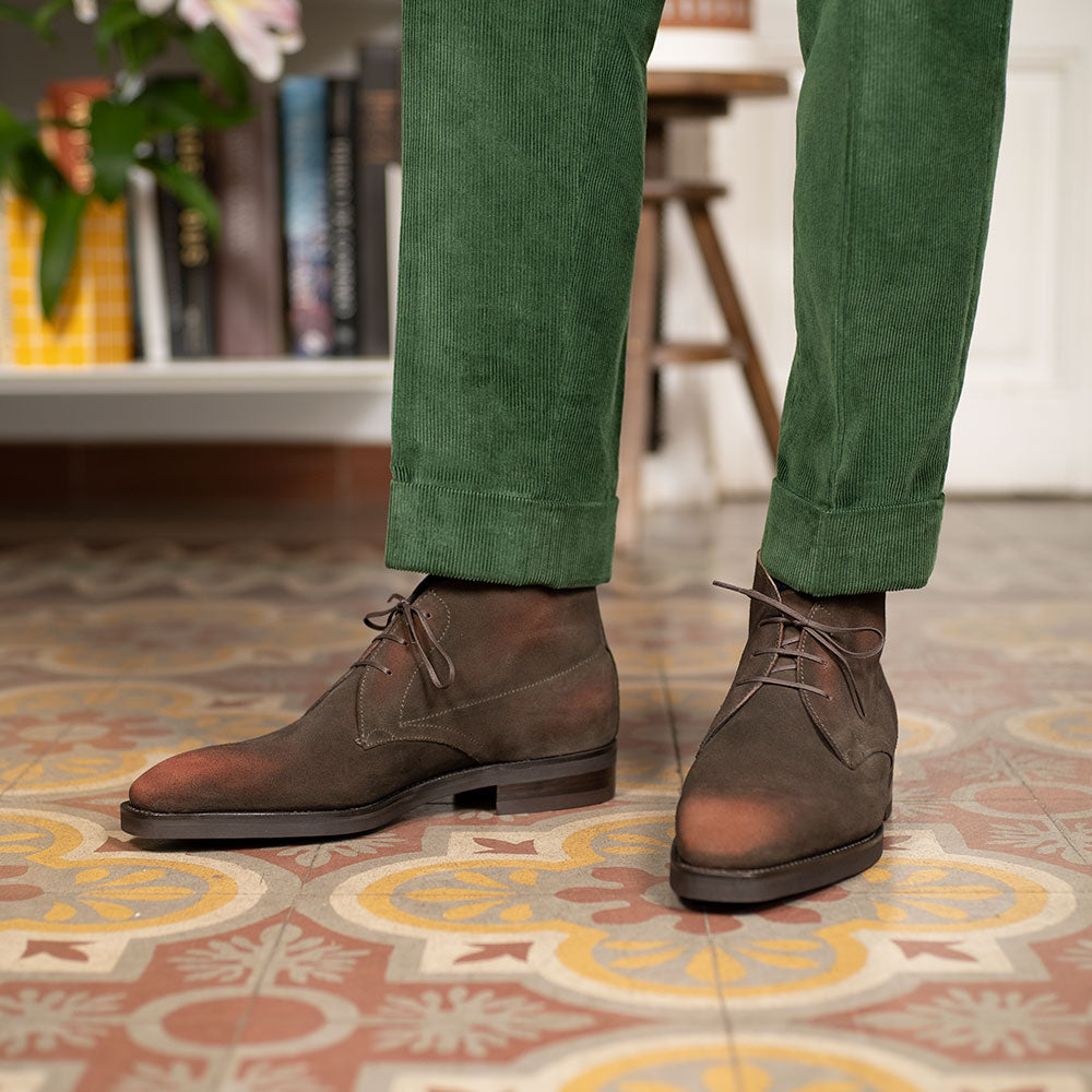 Christopher Chukka Boot by Norman Vilalta Goodyear-welted boots in Barcelona, Spain