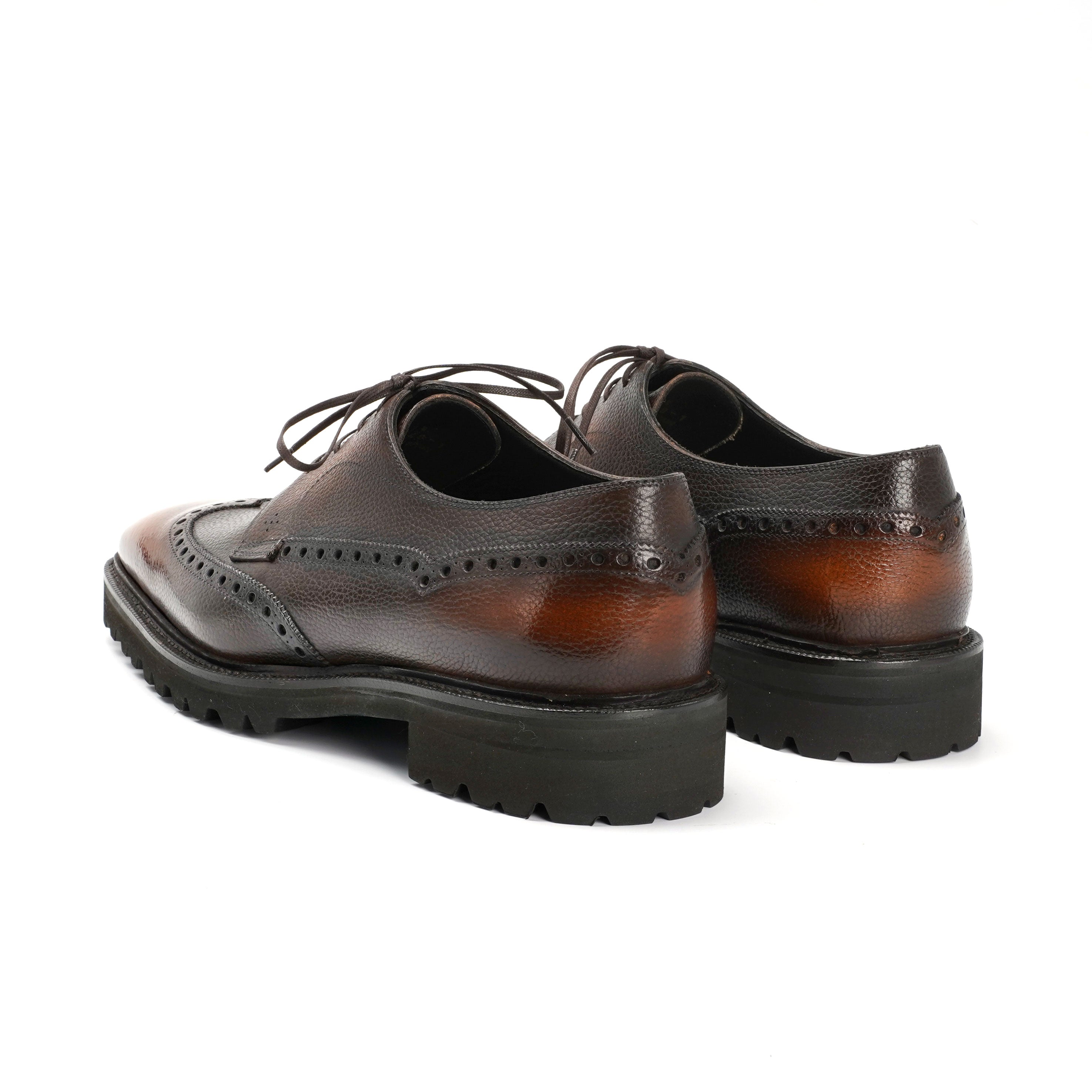 Coltrane Wingtip Derby by Norman Vilalta men's Goodyear-welted wingtip derby shoes in Barcelona, Spain