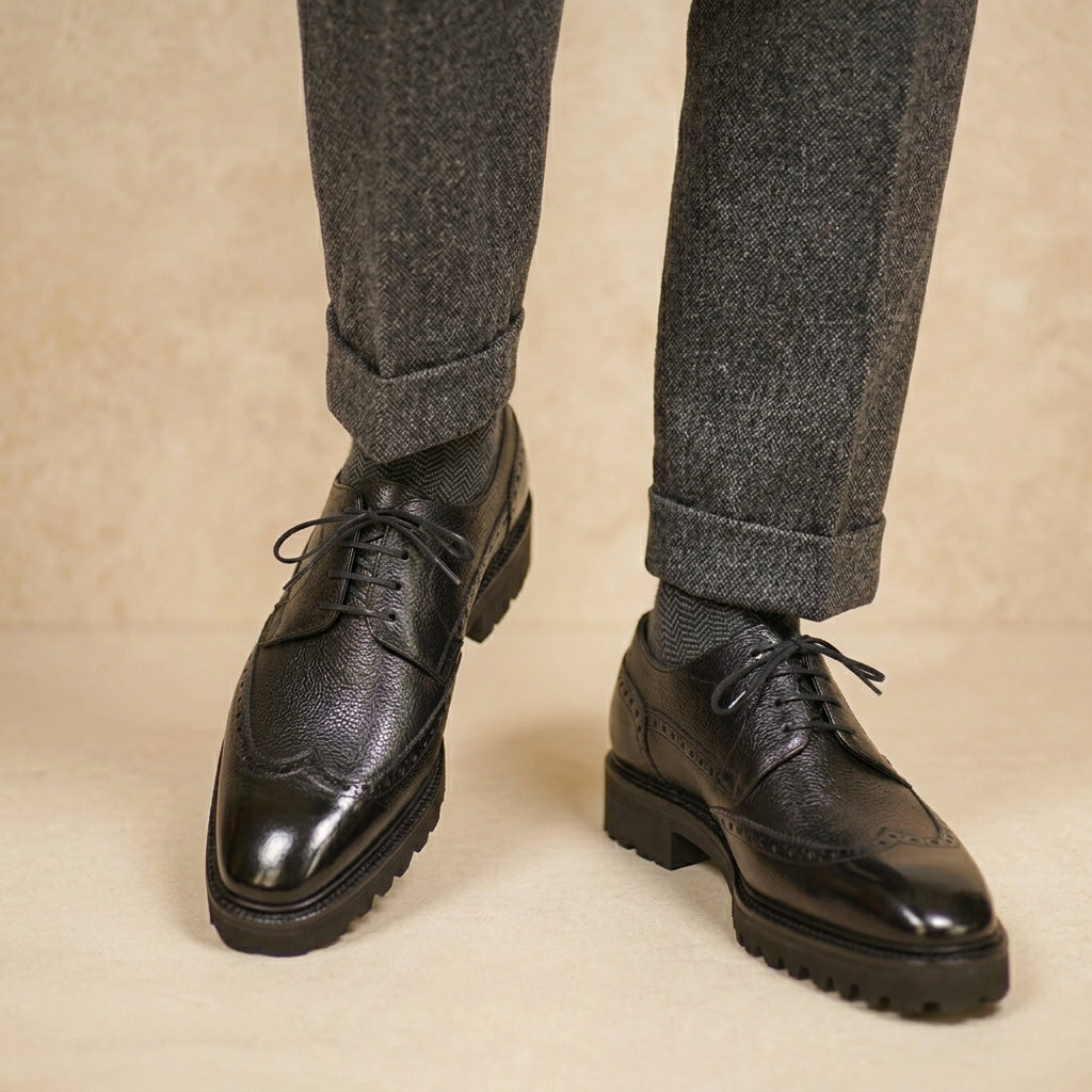Federico Balmoral Brogue Oxford MTO - 浓缩咖啡