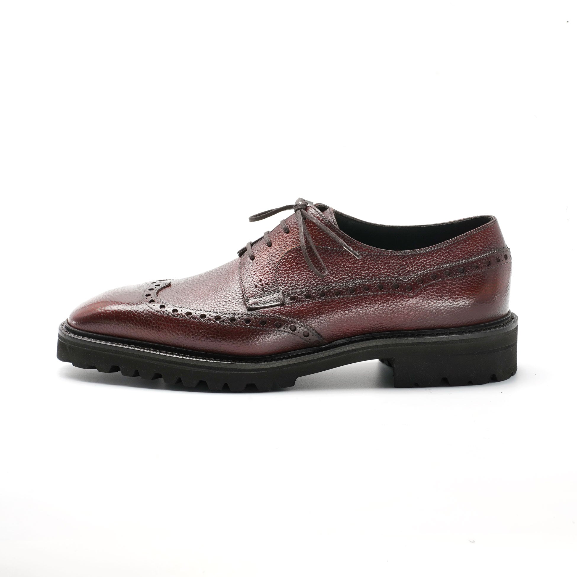 Coltrane Wingtip Balmoral Derby - Marron Mediterraneo