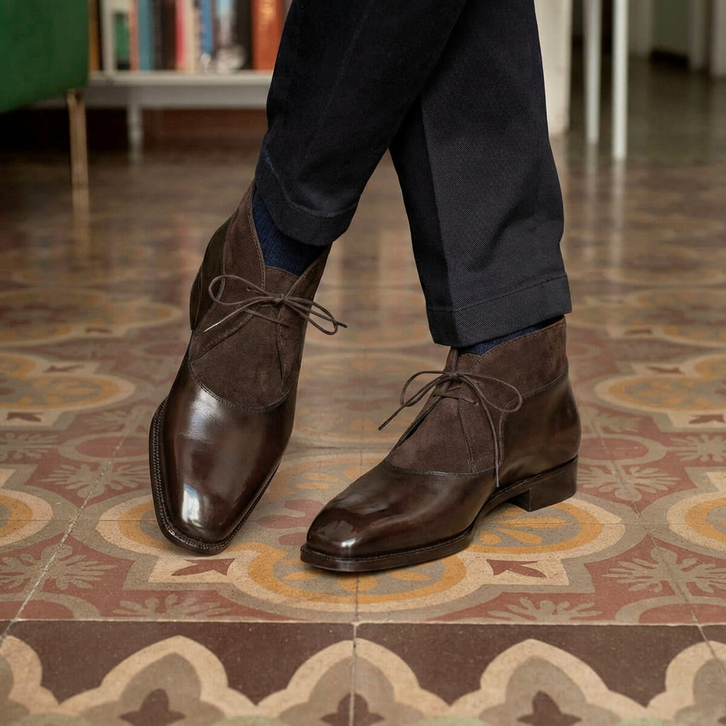 Decon Chukka Boot Bister by Norman Vilalta Bespoke Shoes in Barcelona