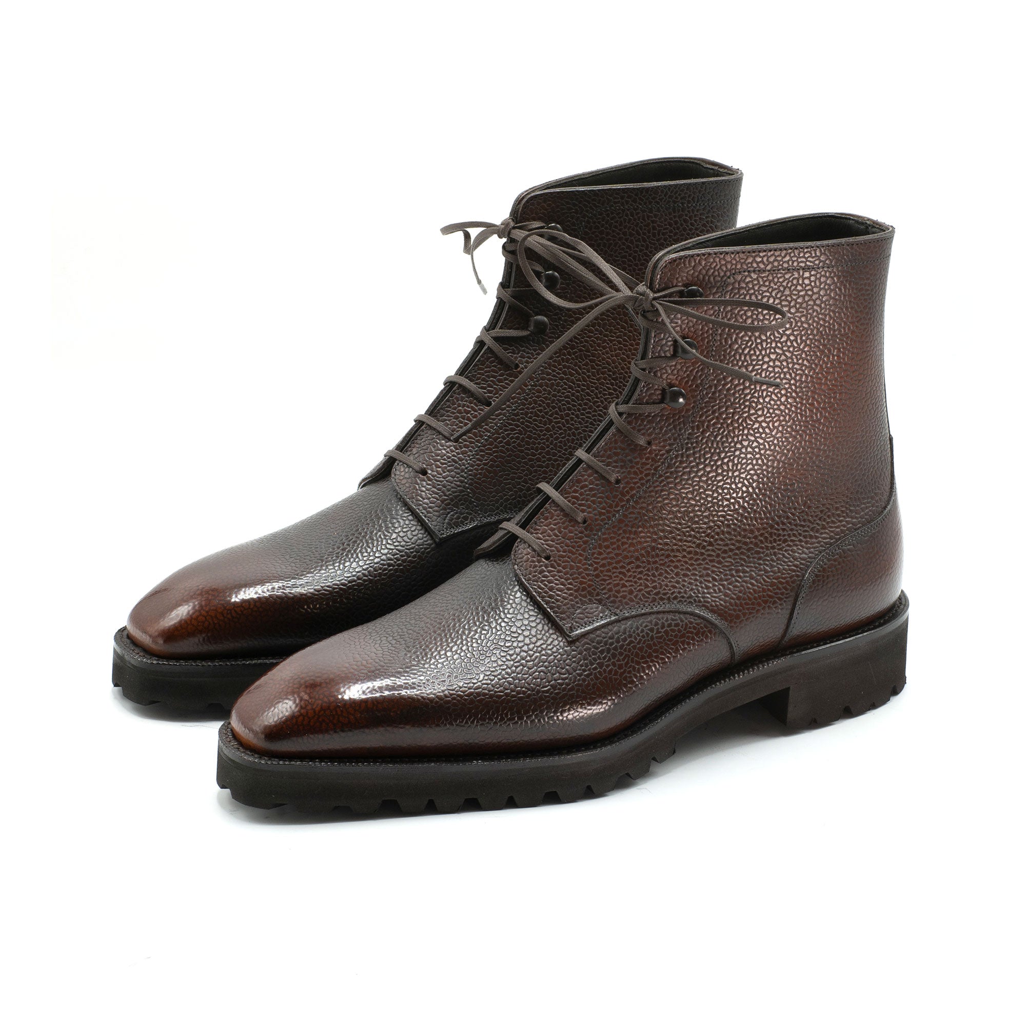 Derby Simple Boot - Dark Chestnut