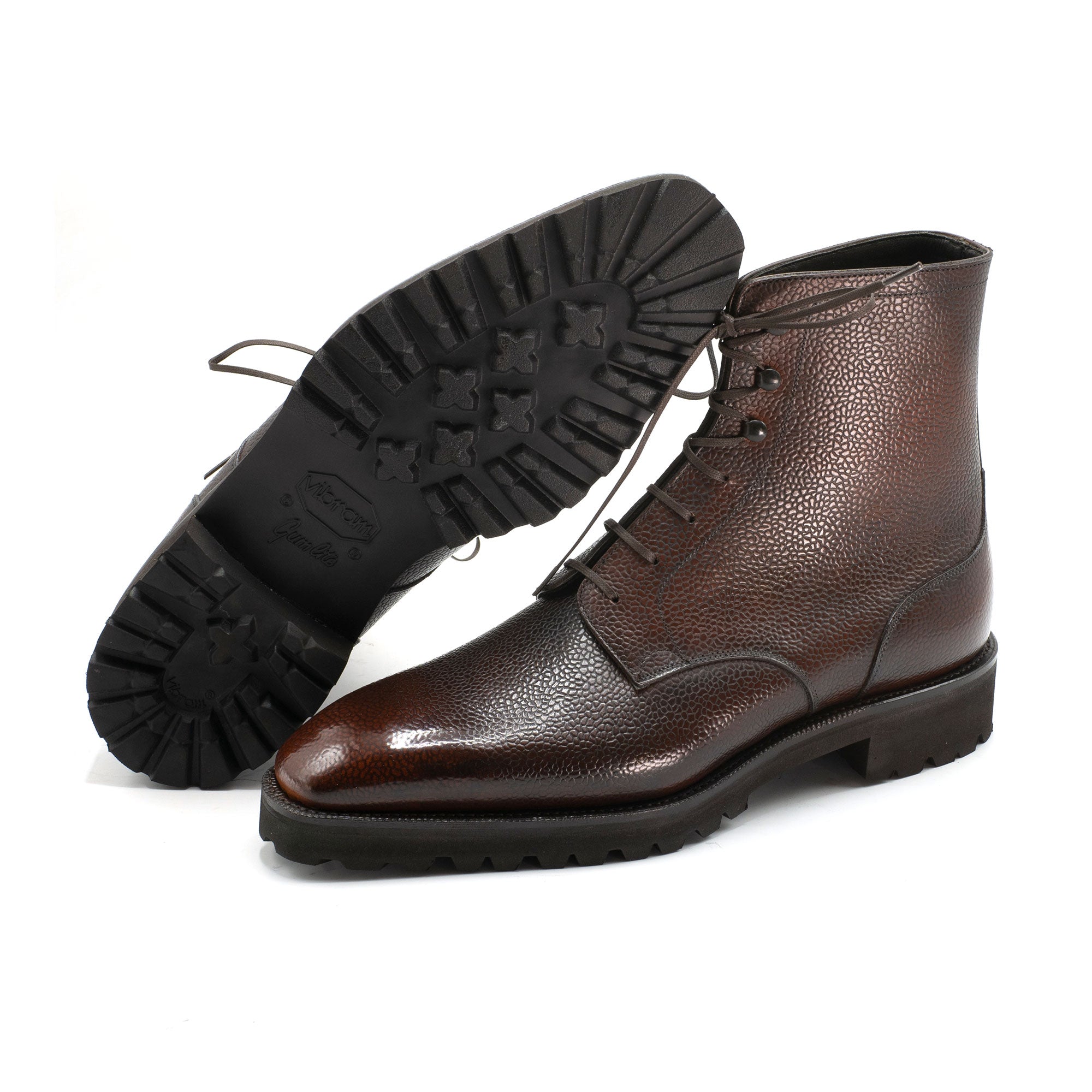 Derby Simple Boot - Dark Chestnut