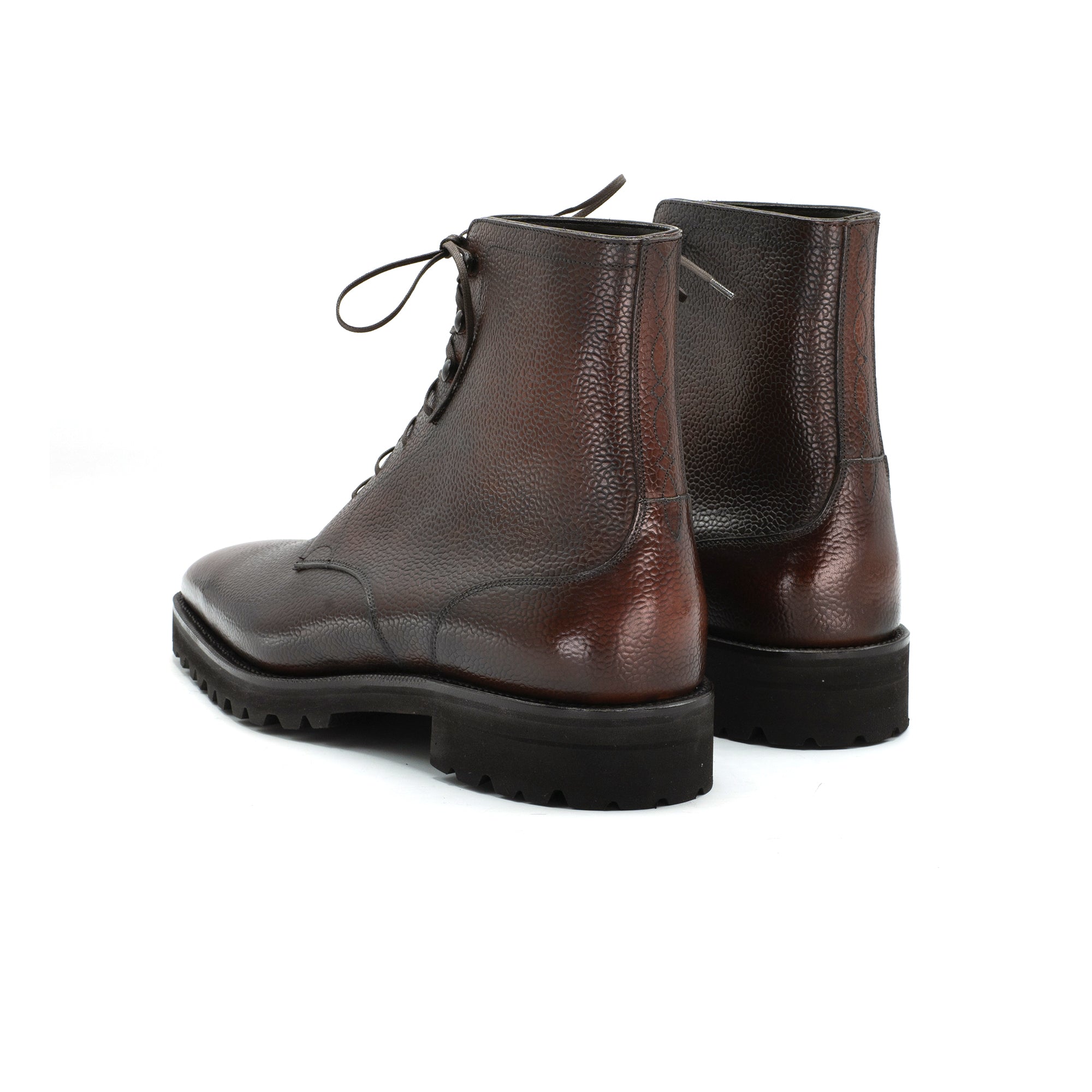 Derby Simple Boot - Dark Chestnut