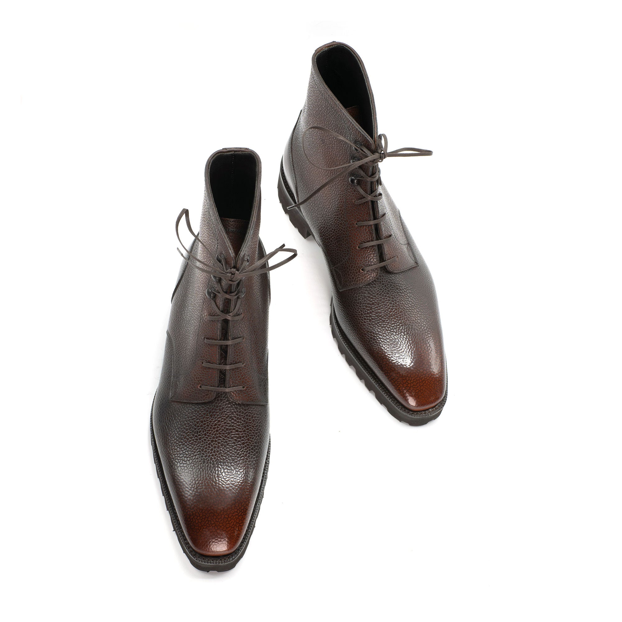 Derby Simple Boot - Dark Chestnut