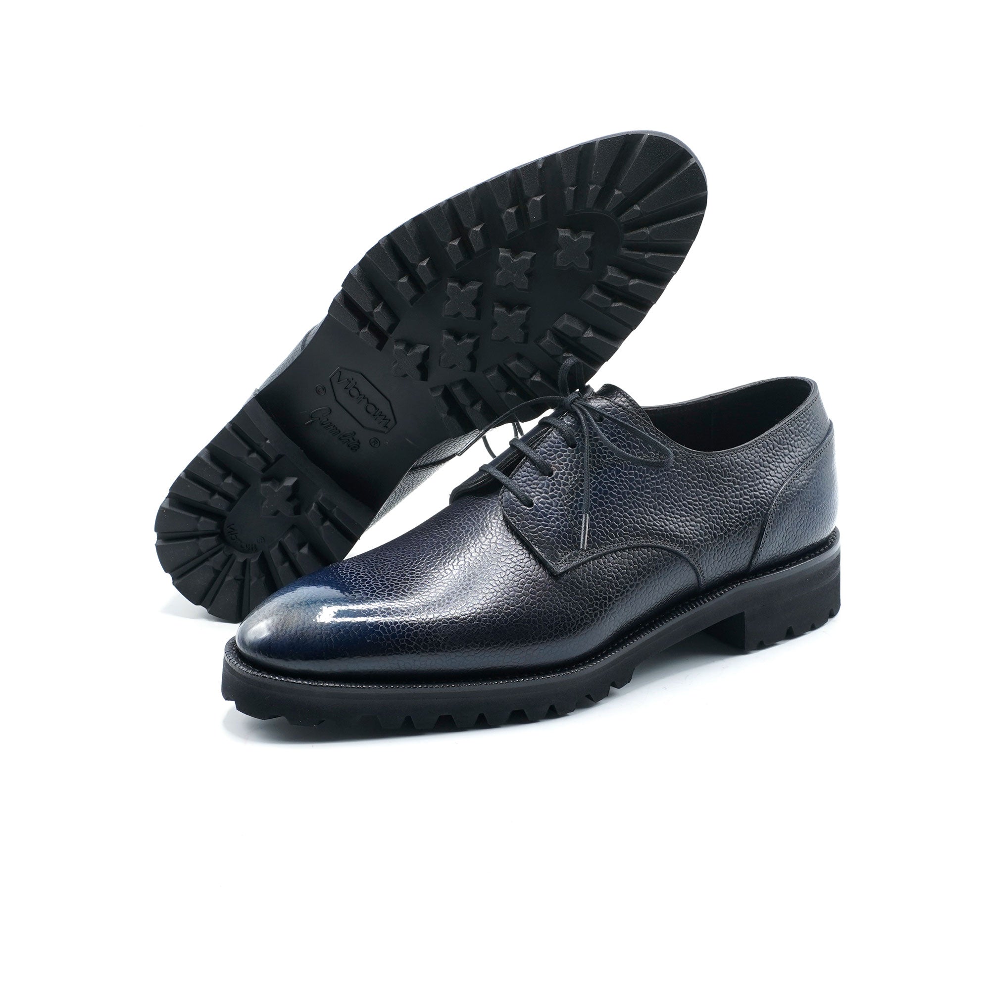 Derby Simple Shoe - 3D Mediterranean Blue