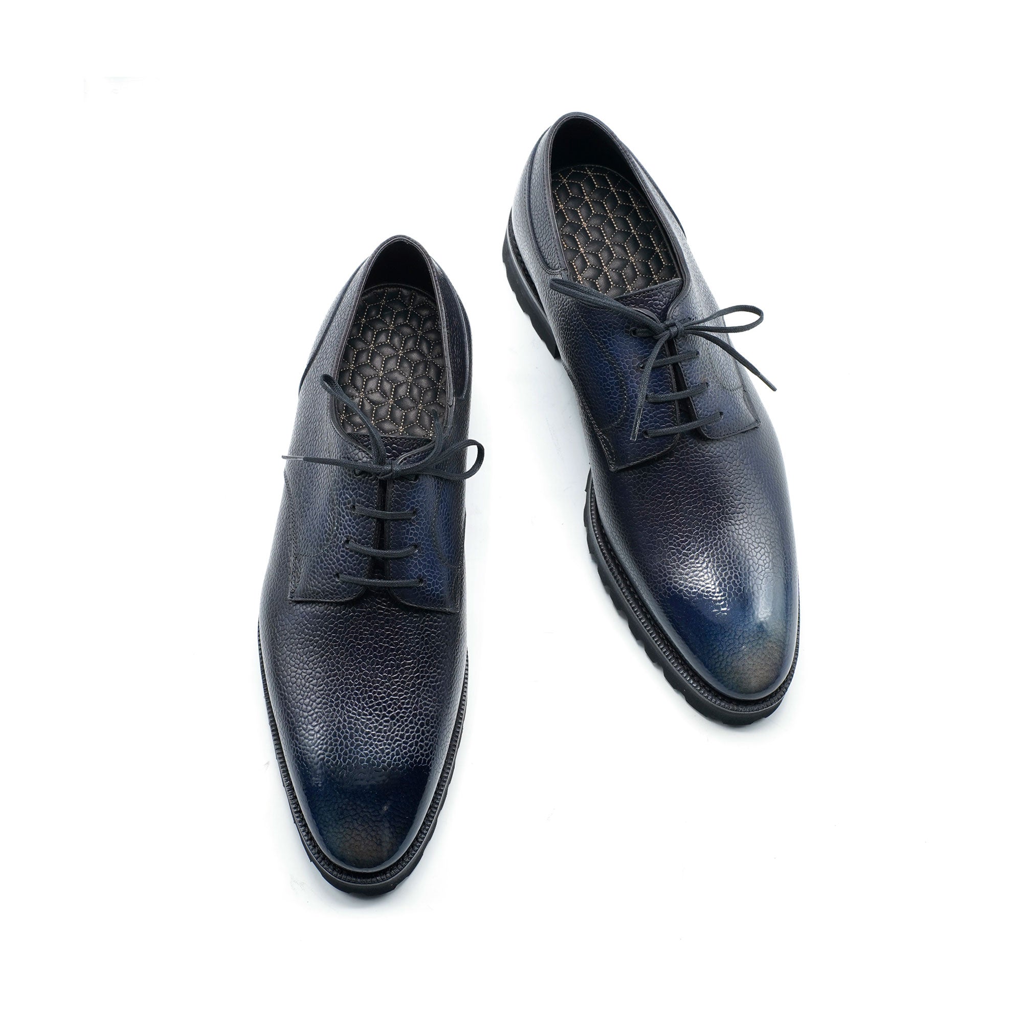 Derby Simple Shoe - 3D Mediterranean Blue