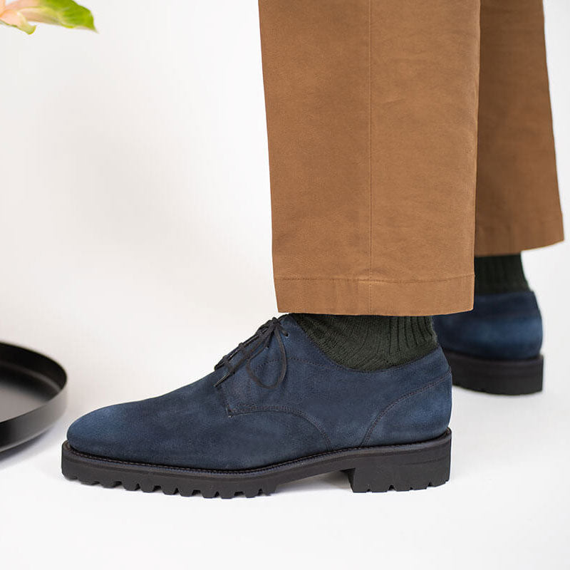 Simple Derby Shoe by Norman Vilalta Men’s Goodyear-welted derby shoes in Barcelona, Spain