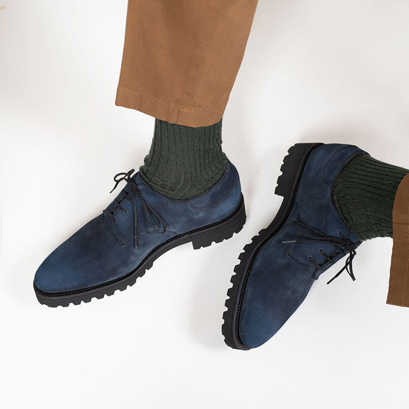 Simple Derby Shoe by Norman Vilalta Men’s Goodyear-welted derby shoes in Barcelona, Spain