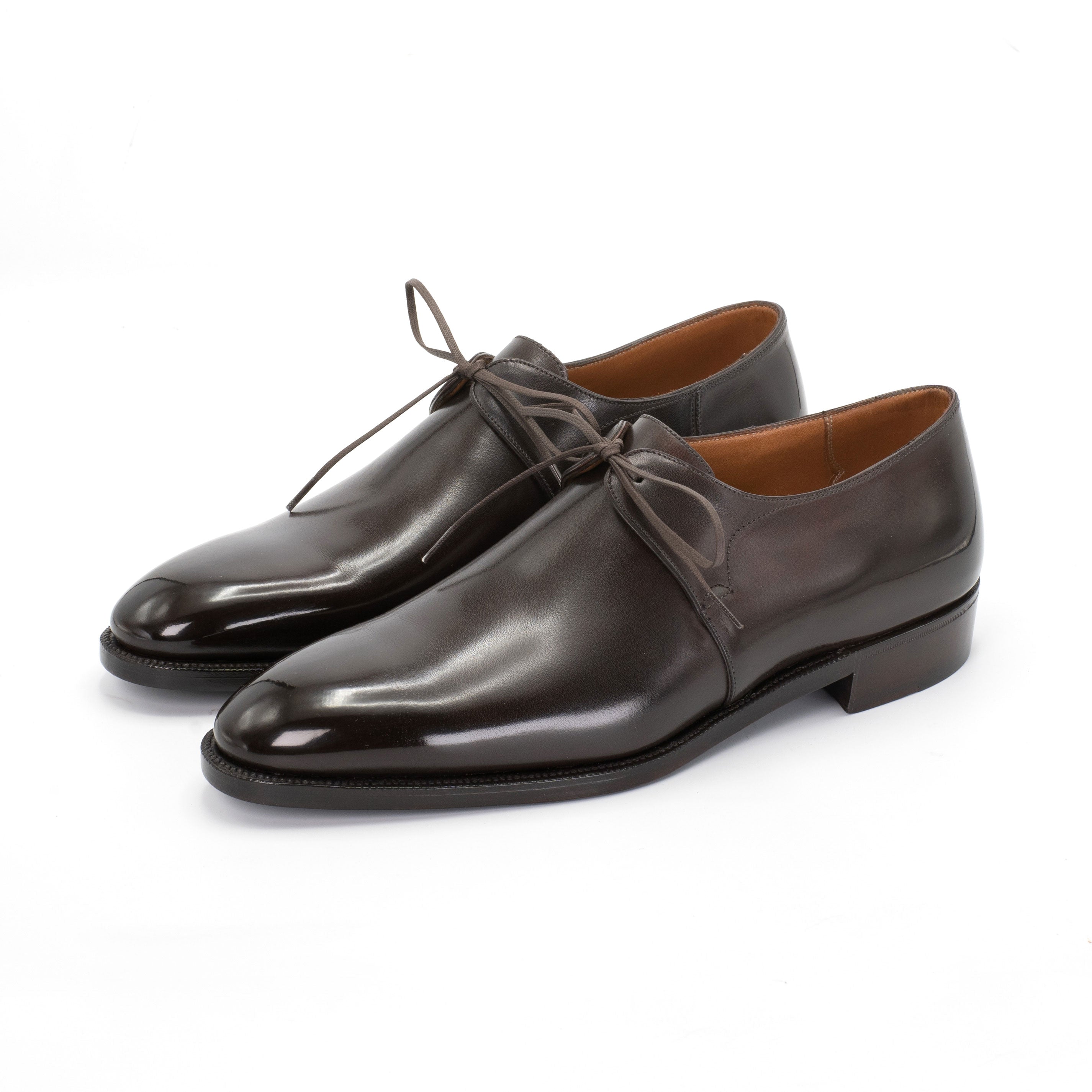 Eduardo Derby in Coffee Brown by Norman Vilalta Bespoke Shoes Barcelona