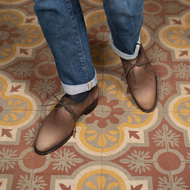 Eduardo Derby Shoe by Norman Vilalta men's Goodyear-welted shoes in Barcelona, Spain