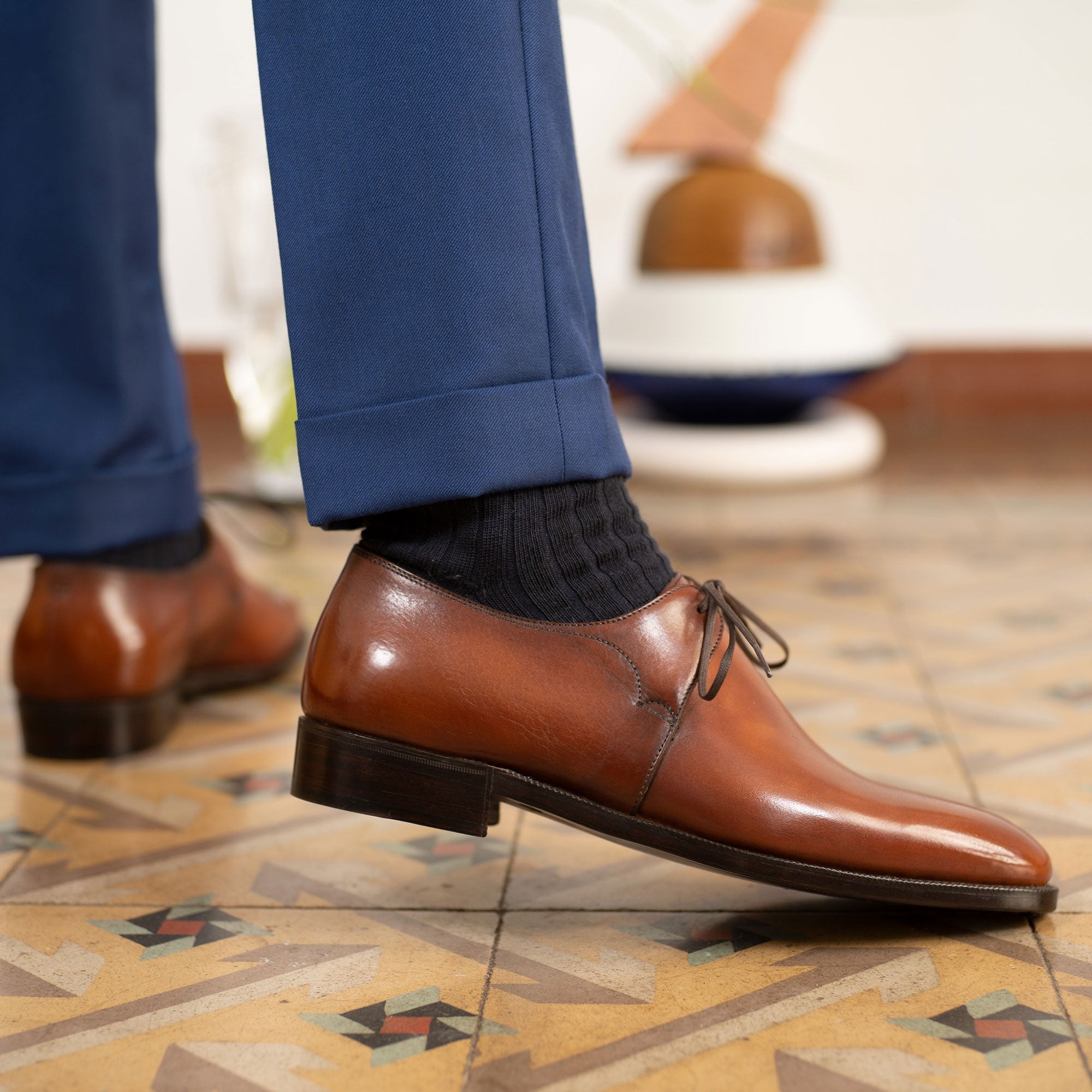 Eduardo one eyelet derby by Norman Vilalta Bespoke Shoes in Barcelona, Spain