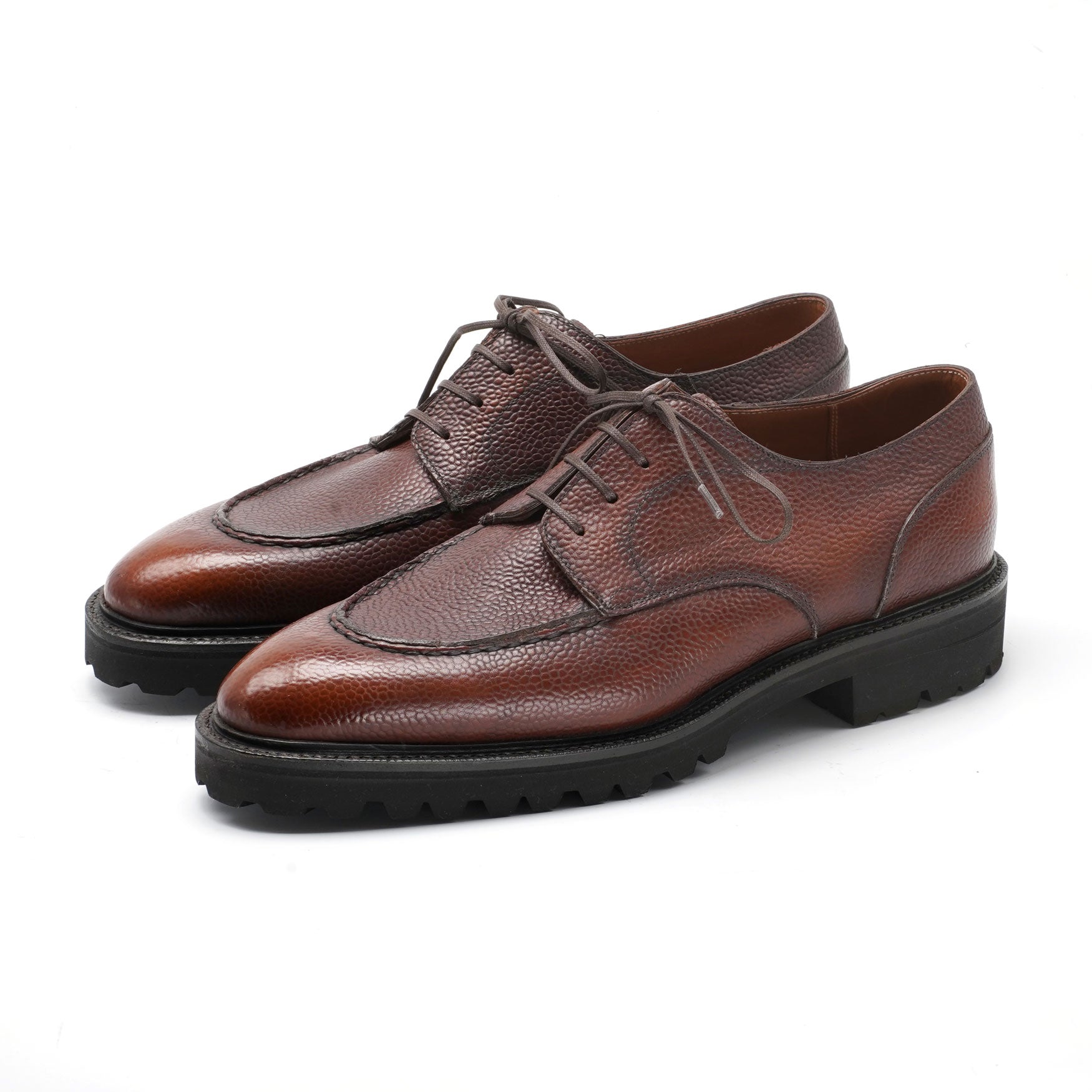 Gaspar U-tip Derby by Norman Vilalta men's Goodyear-welted derby shoes in Barcelona, Spain