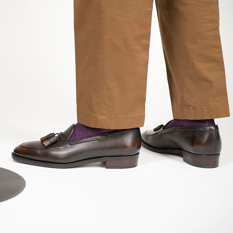 Gillespie Tassel Loafer by Norman Vilalta Goodyear-welted mens shoes in Barcelona, Spain