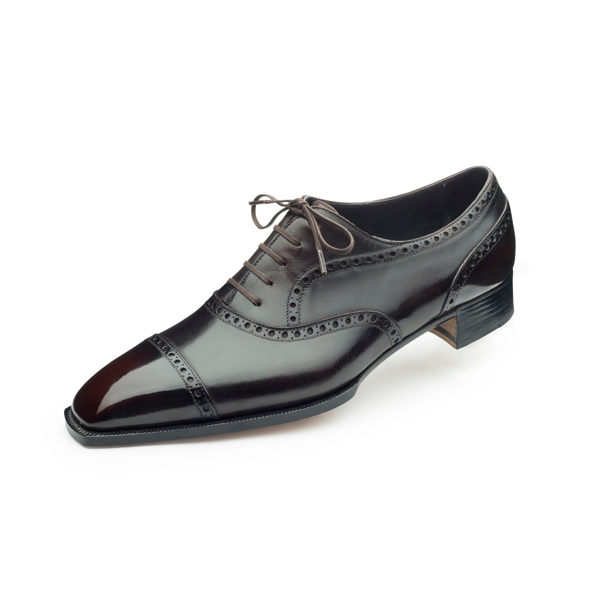 Handmade full brogue oxford shoes by Norman Vilalta handmade shoes