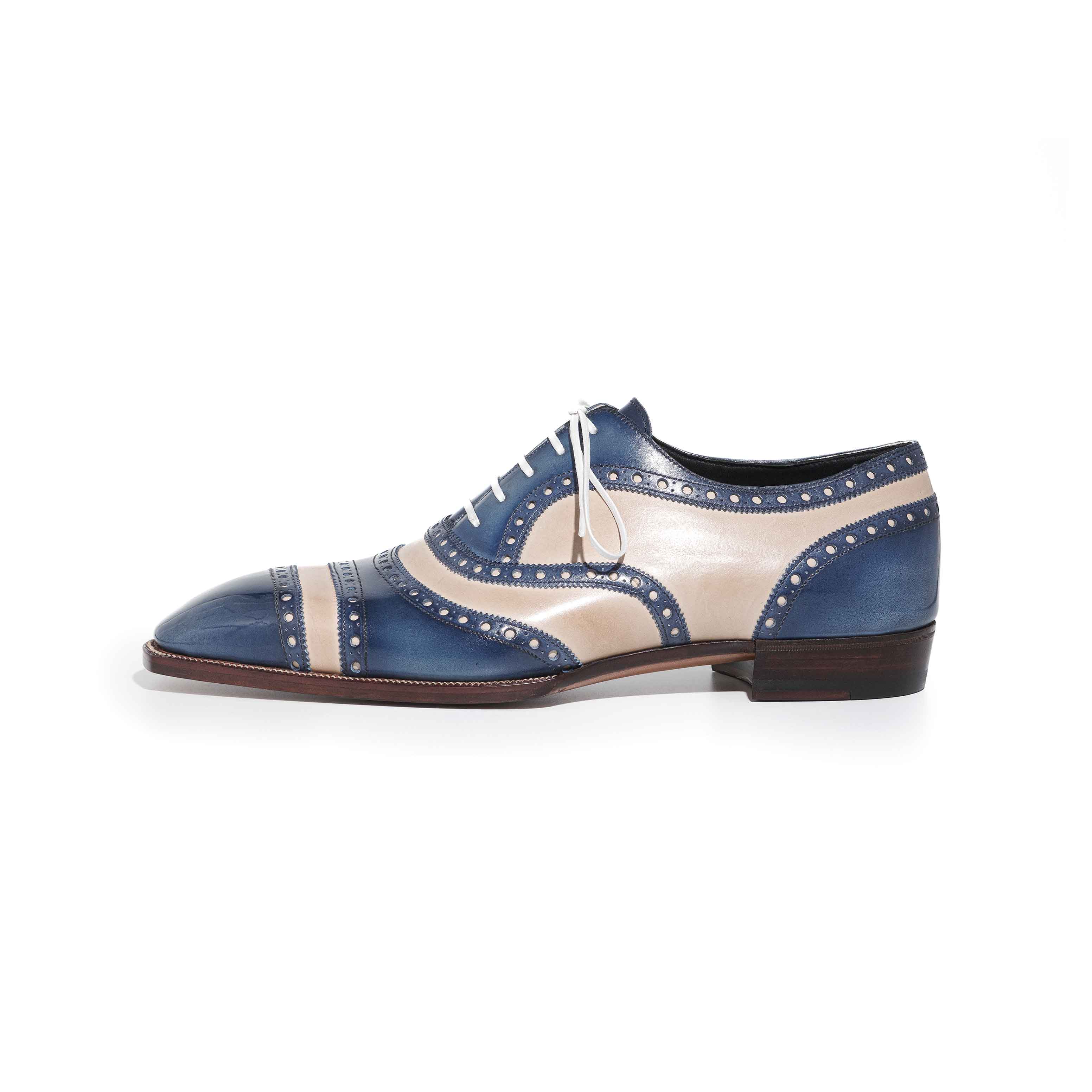 1202 Collection - Handmade Full Brogue Spectator Oxford