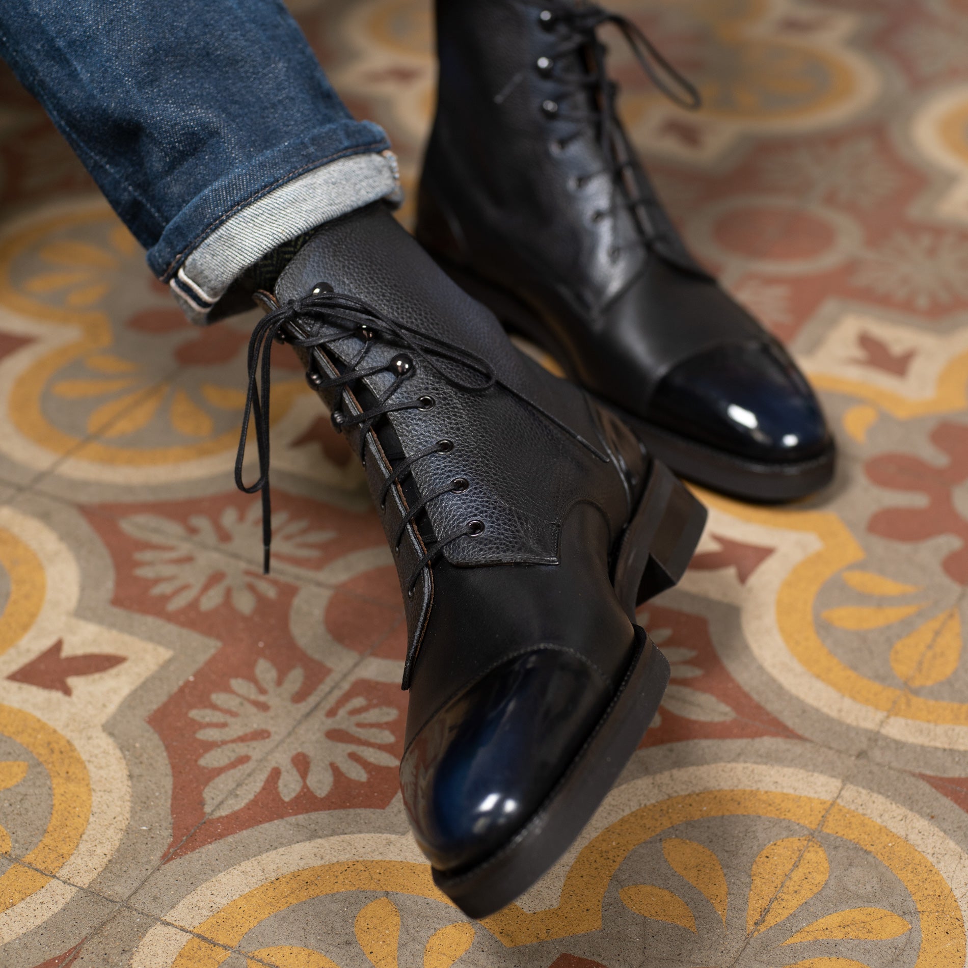 Hemingway Derby Boot - Orion Handmade Patina