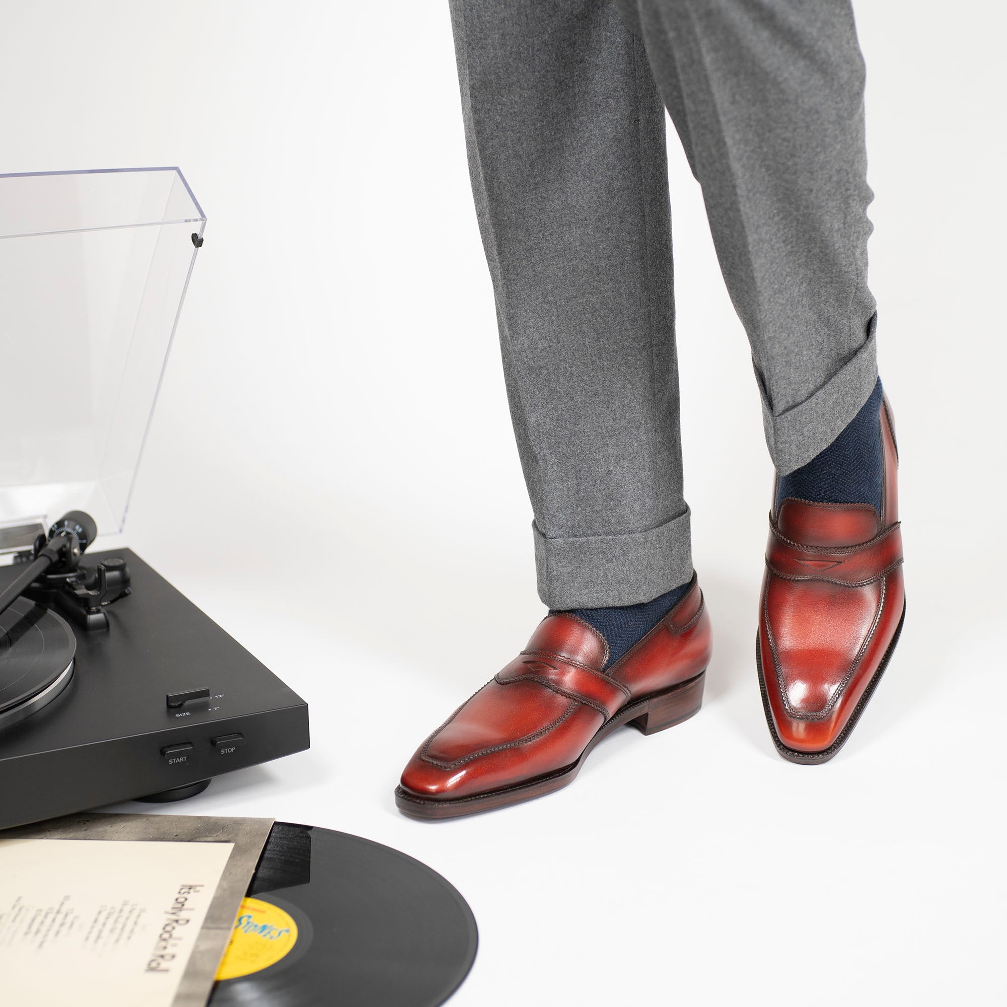 James Penny Loafer by Norman Vilalta Goodyear-welted men’s shoes in Barcelona, Spain