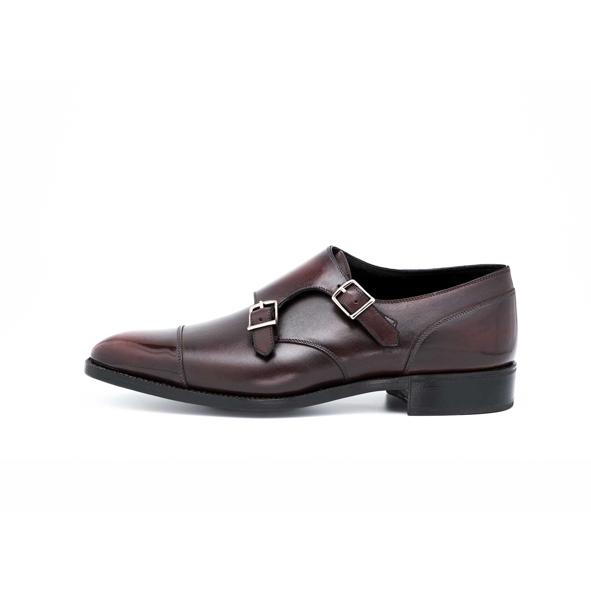 Joseph Double Monk Mahogany by Norman Vilalta Monk Strap Shoes in Barcelona, Spain