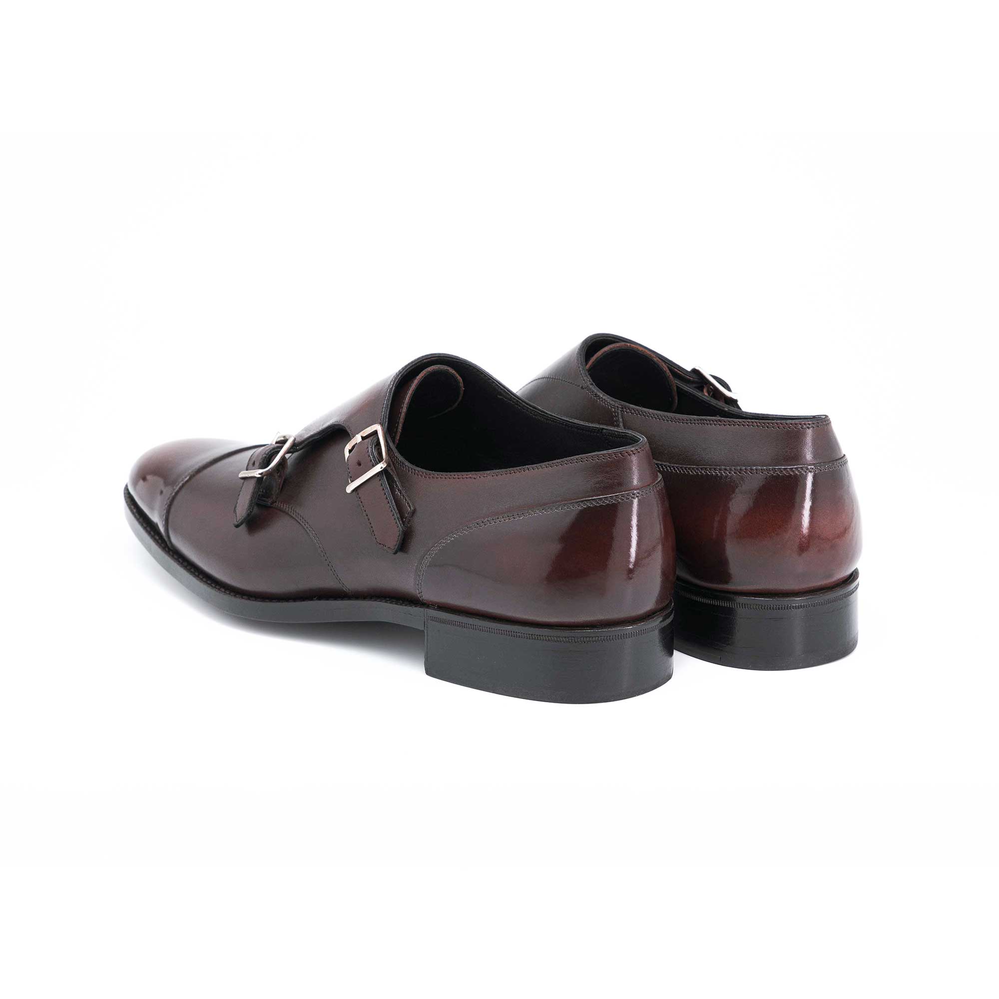 Joseph Double Monk Mahogany by Norman Vilalta Monk Strap Shoes in Barcelona, Spain