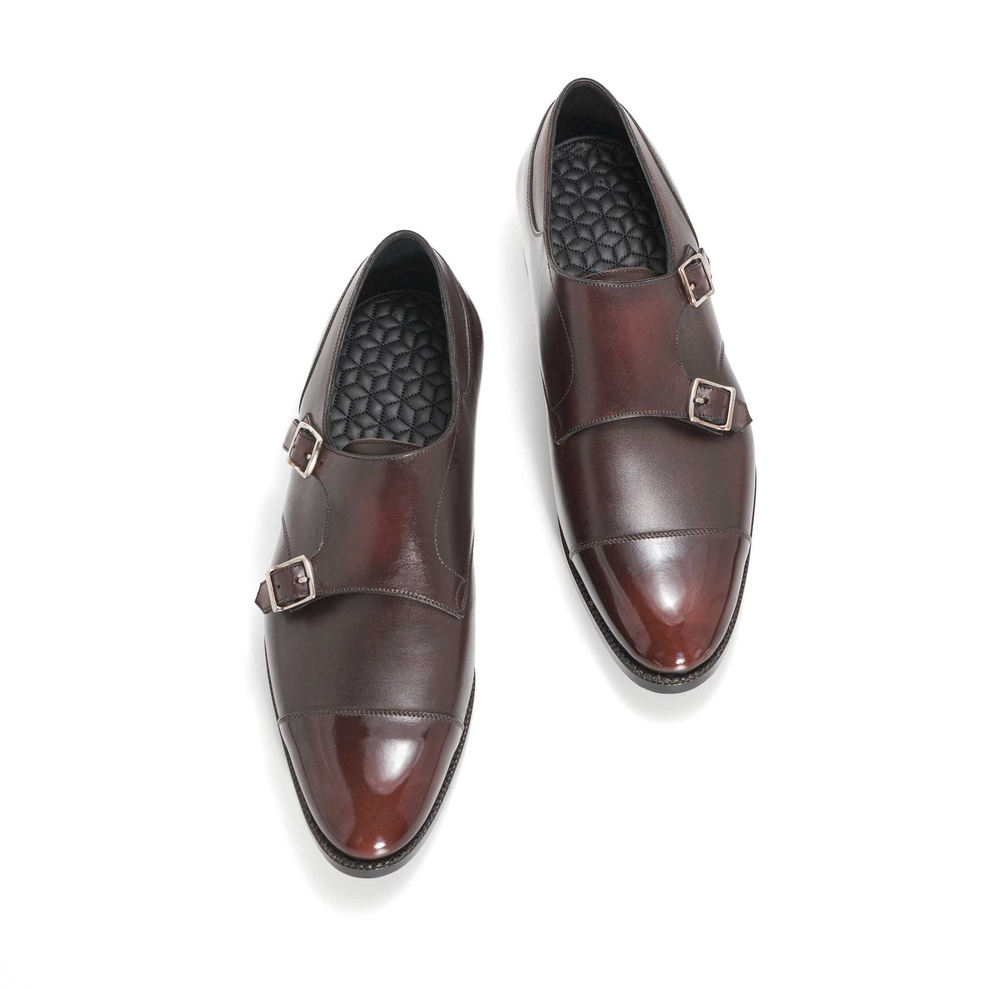 Joseph Double Monk Mahogany by Norman Vilalta Monk Strap Shoes in Barcelona, Spain