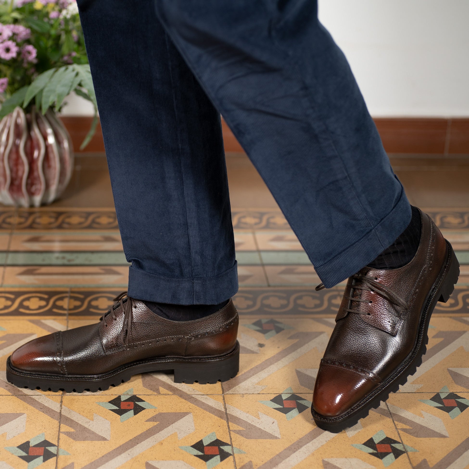 Luis Balmoral Derby by Norman Vilalta Men’s Derby Shoes in Barcelona, Spain