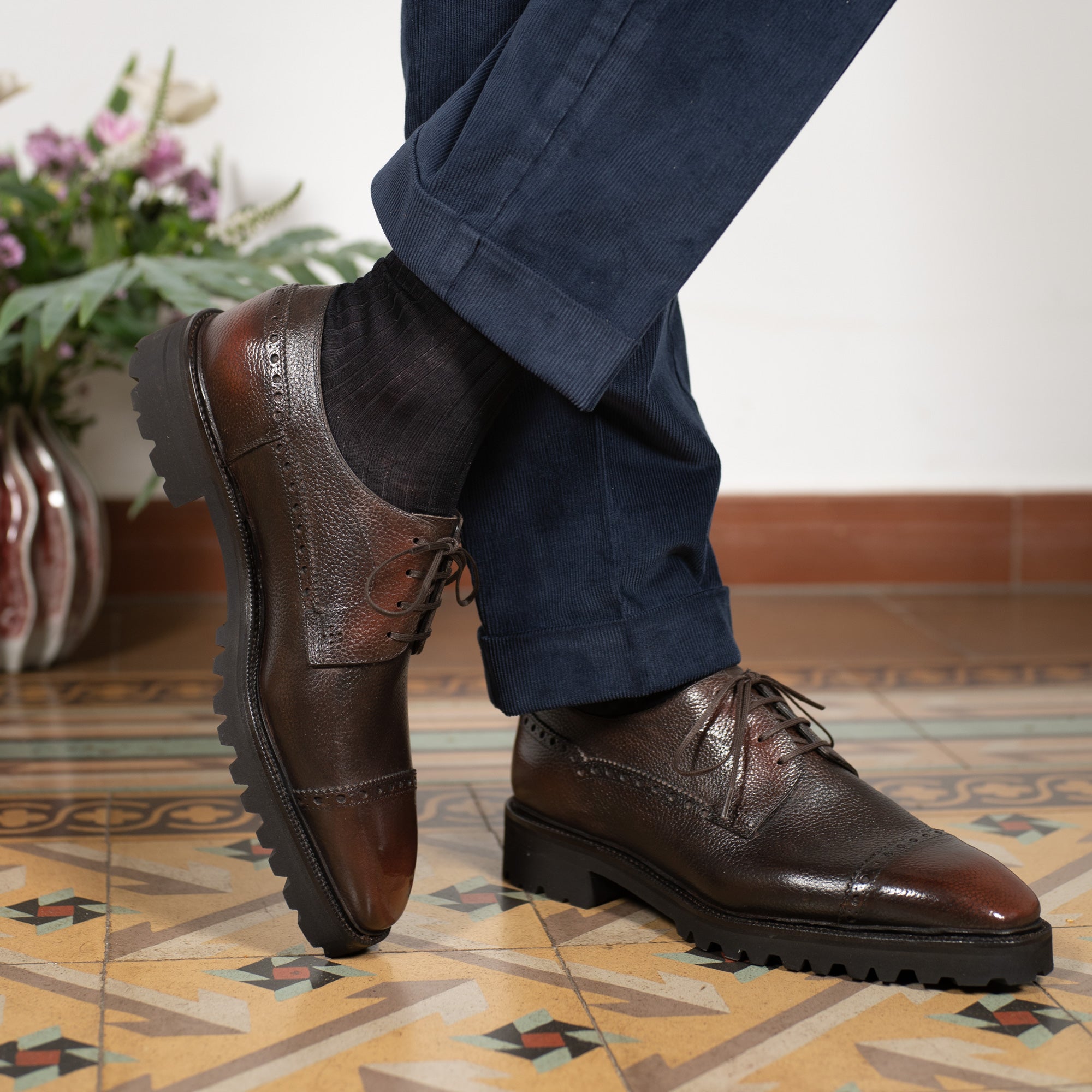 Luis Balmoral Derby by Norman Vilalta Men’s Derby Shoes in Barcelona, Spain