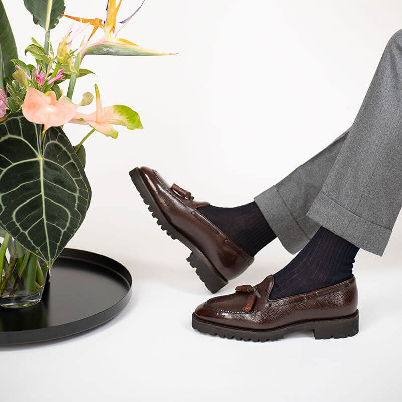 Manolo Tassel Loafer by Norman Vilalta Men’s Goodyear-welted loafers in Barcelona, Spain