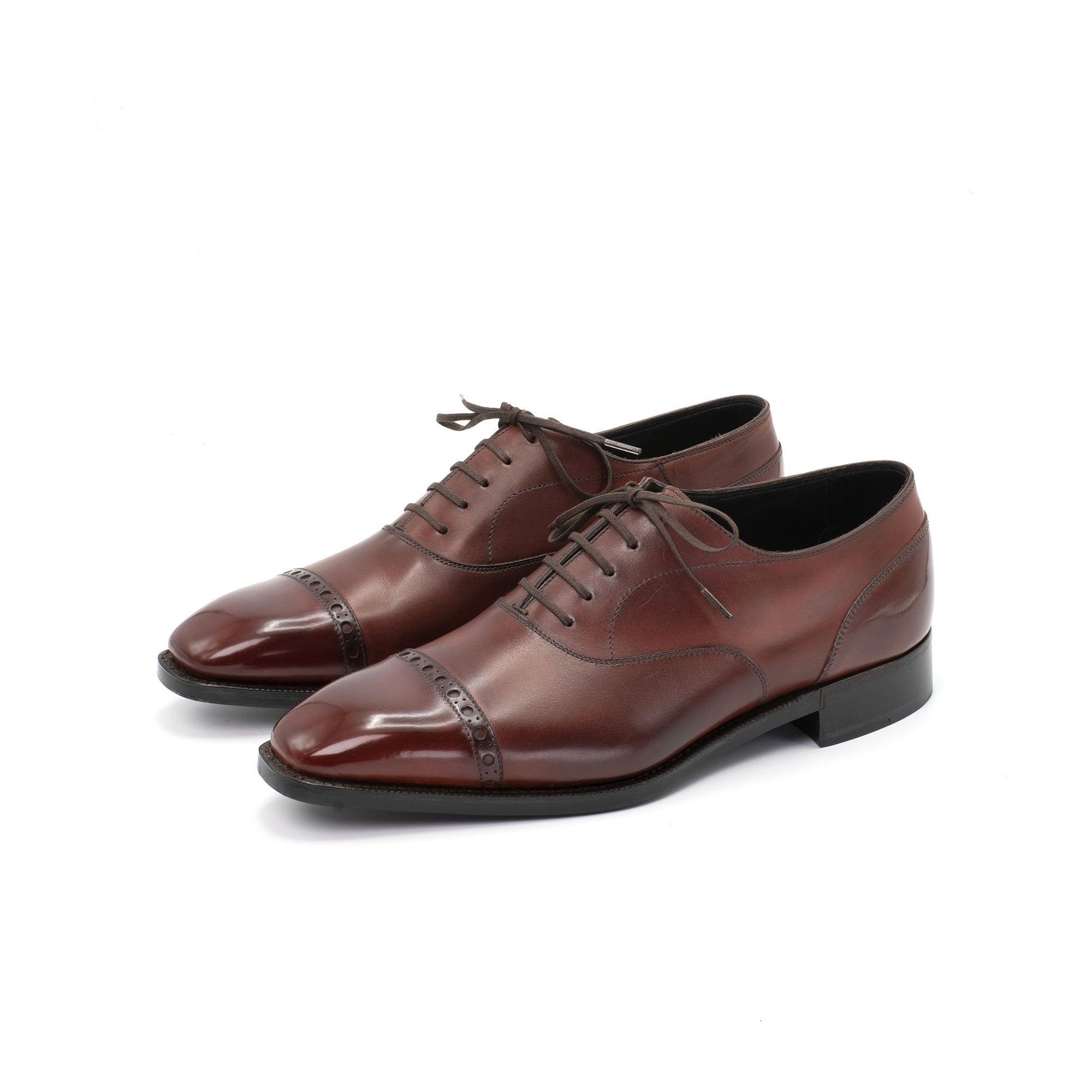 Mario Oxford Shoe - Marron Mediterraneo