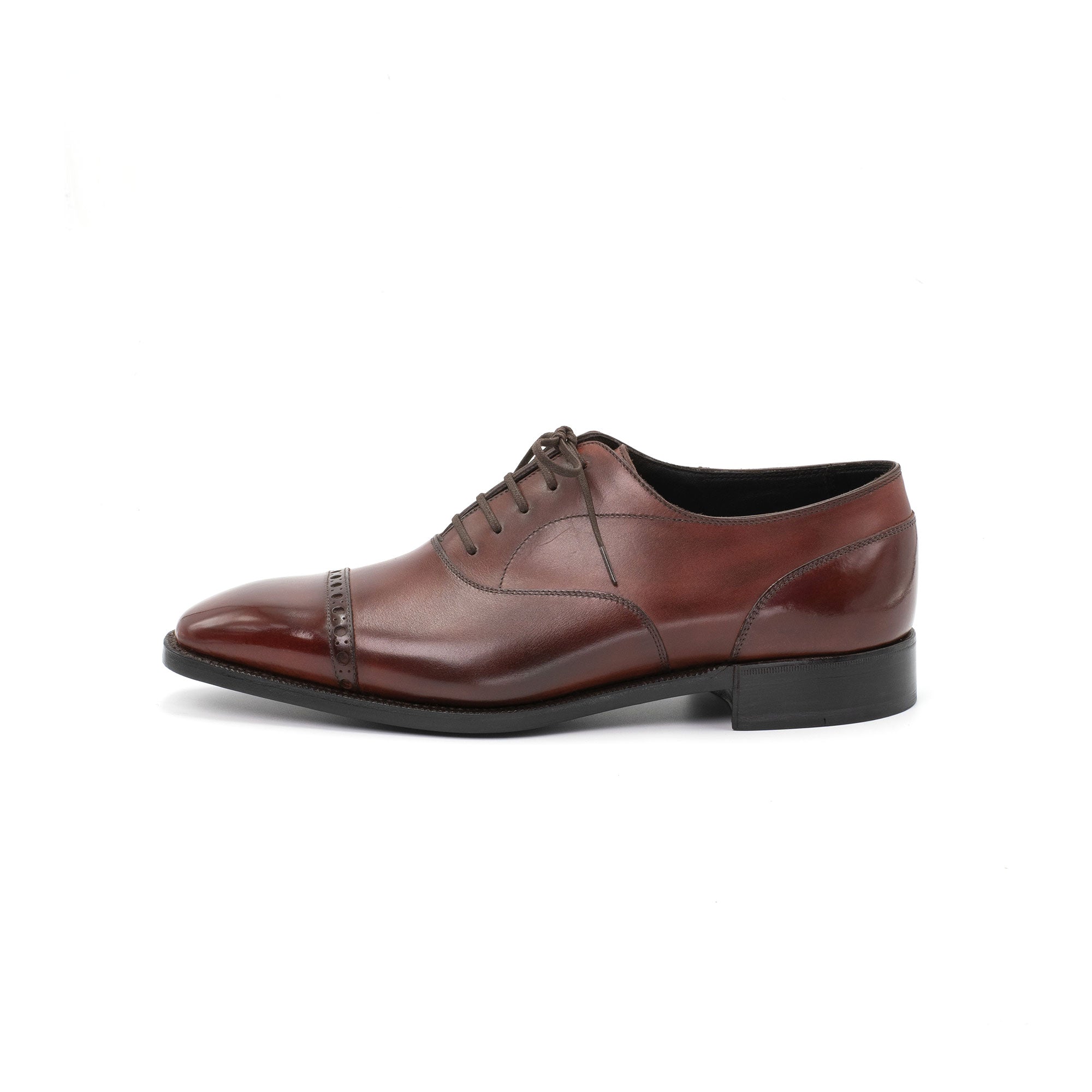 Mario Oxford Shoe - Marron Mediterraneo