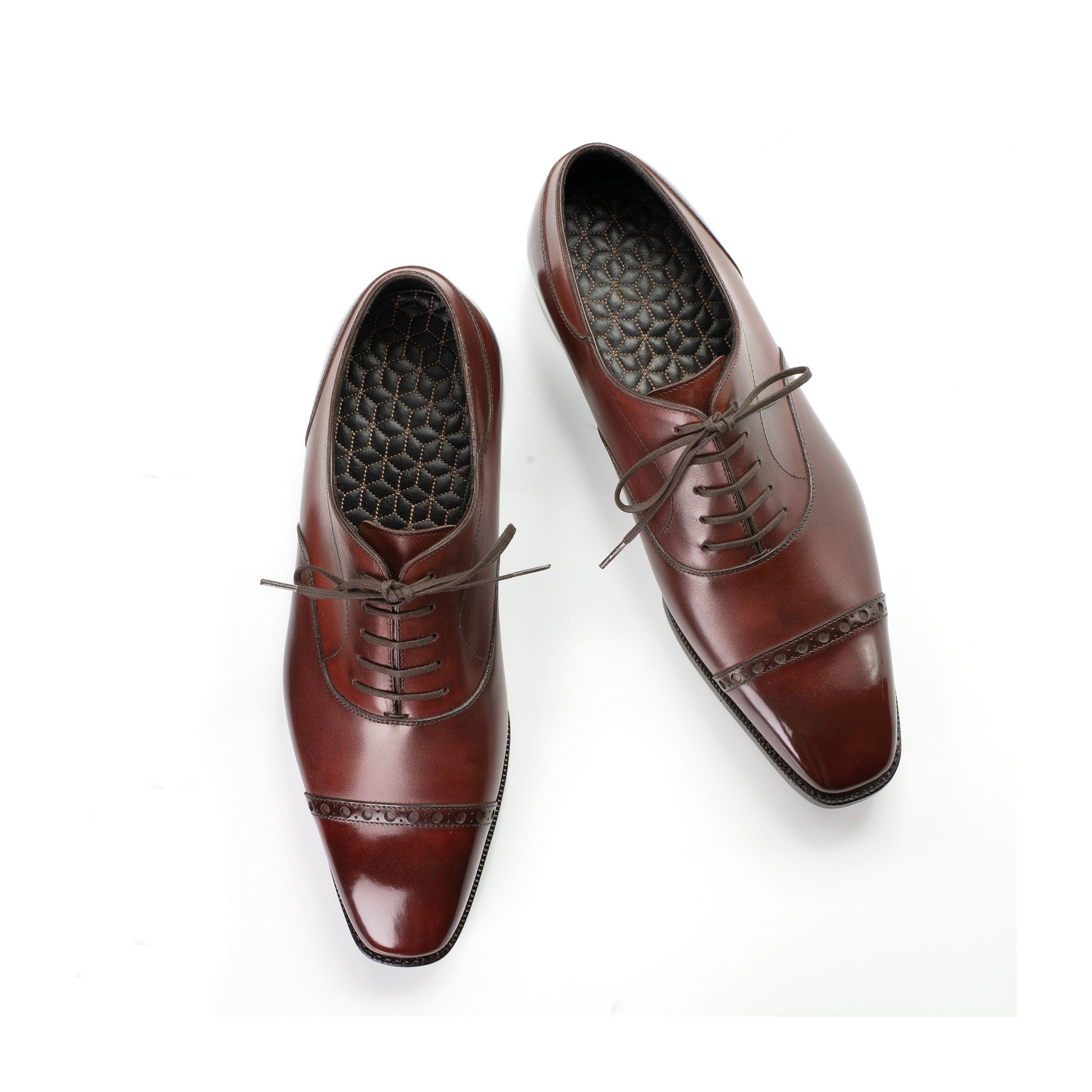 Mario Oxford Shoe - Marron Mediterraneo