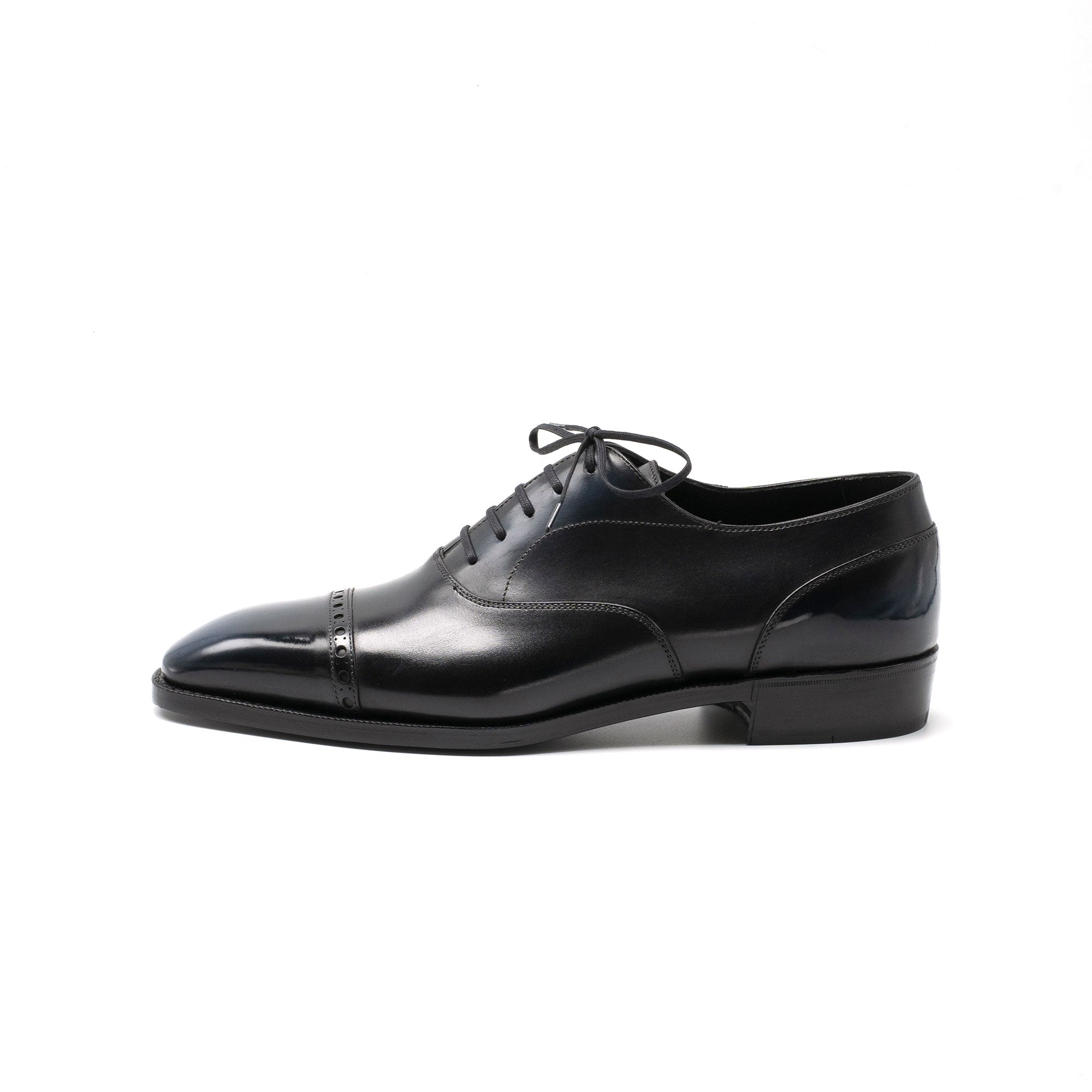 Mario Cap Toe Oxford Shoe in Orion Patina by Norman Vilalta Men's Goodyear-welted Shoes in Barcelona, Spain