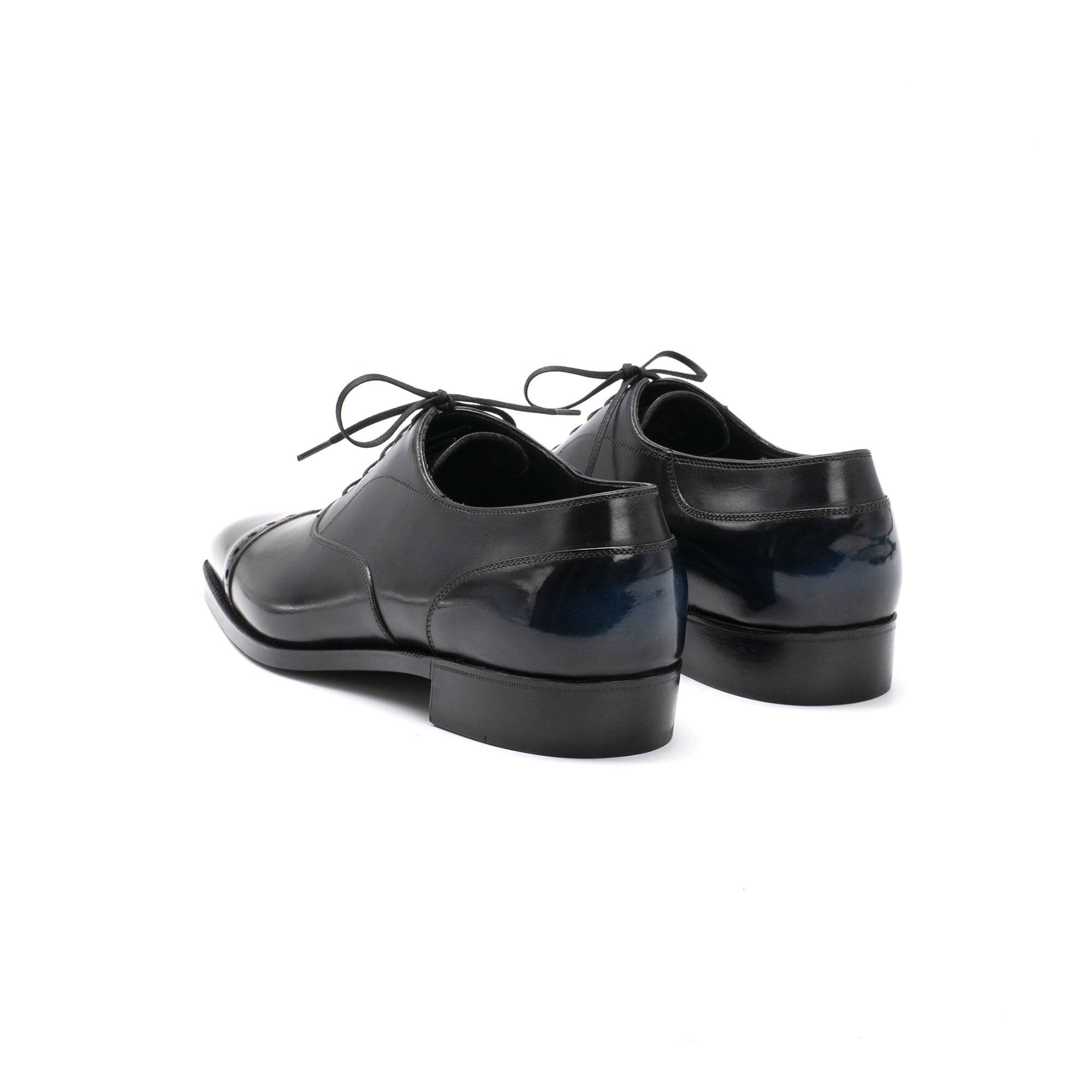 Mario Cap Toe Oxford Shoe in Orion Patina by Norman Vilalta Men's Goodyear-welted Shoes in Barcelona, Spain