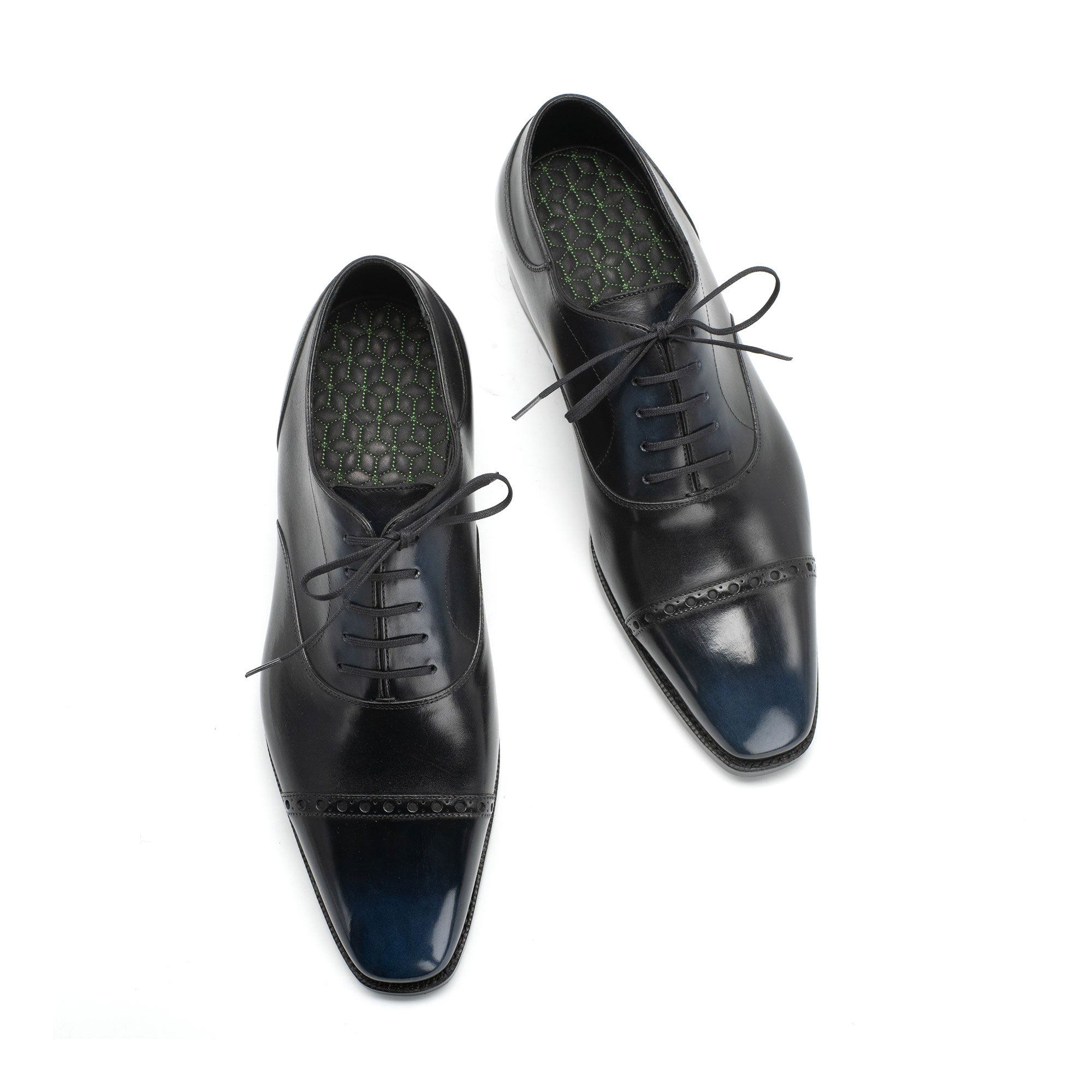Mario Cap Toe Oxford Shoe in Orion Patina by Norman Vilalta Men's Goodyear-welted Shoes in Barcelona, Spain