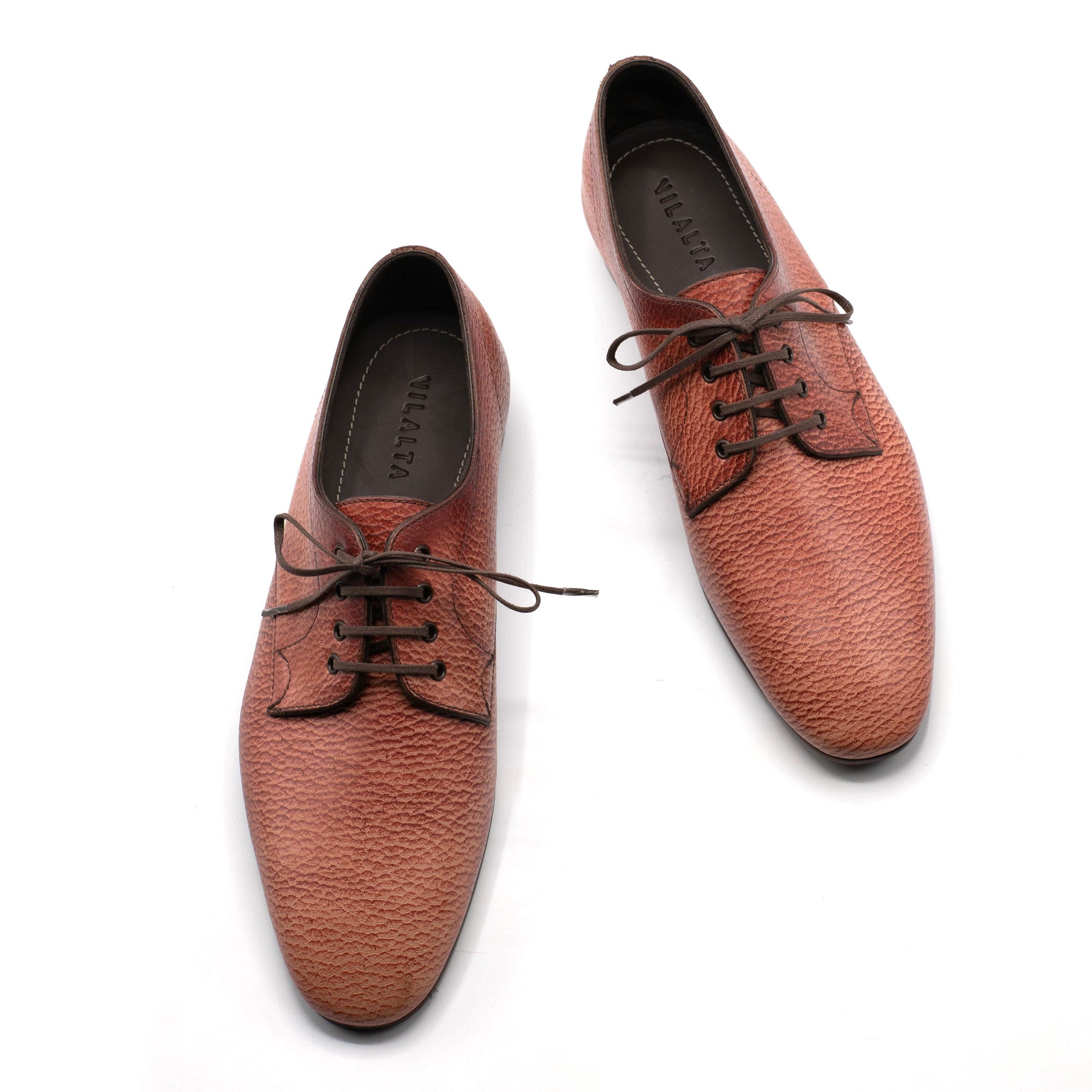 Pablo Derby in 3D Red by Norman Vilalta Bespoke Shoemakers