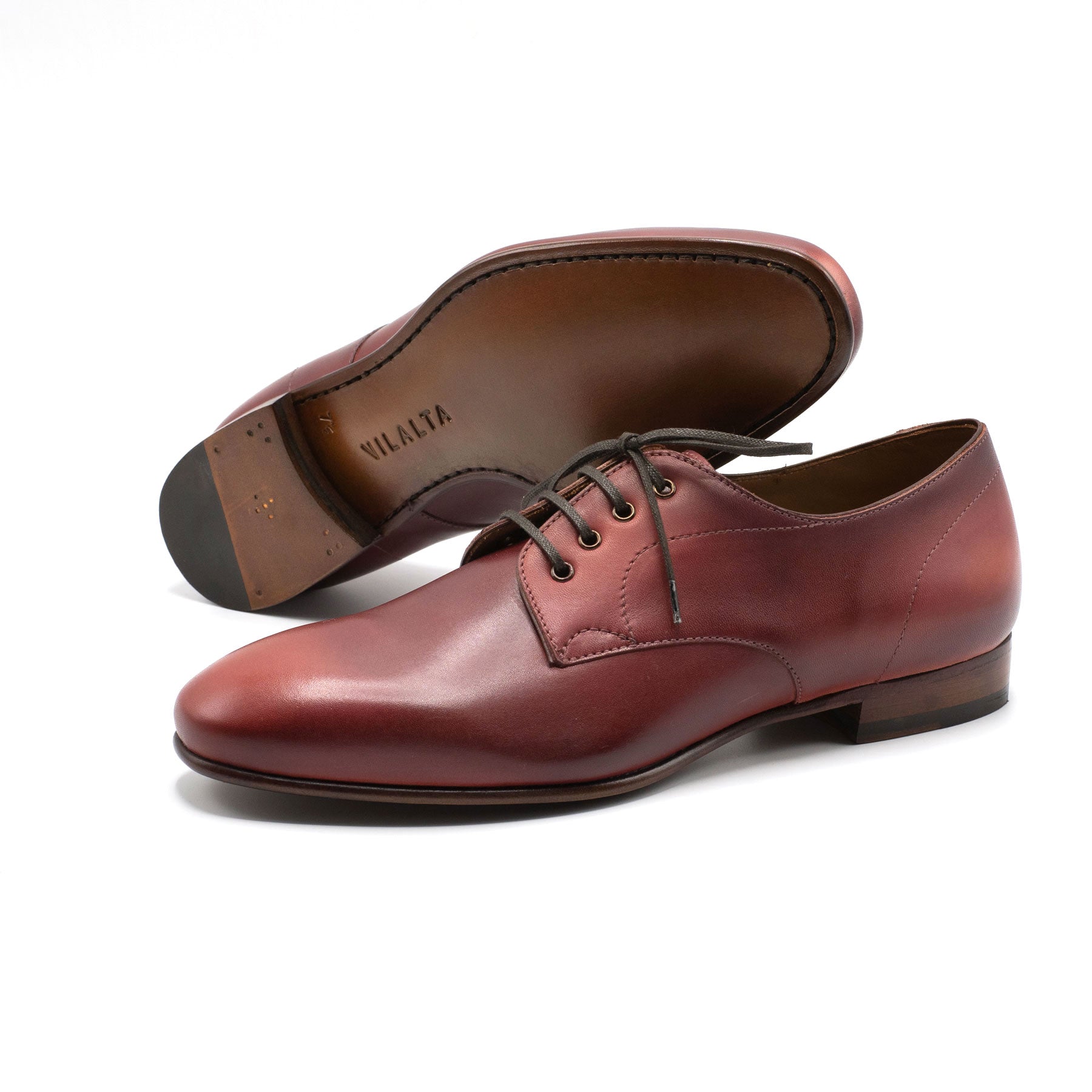 Pablo Derby in Coral by Norman Vilalta Bespoke Shoes in Barcelona