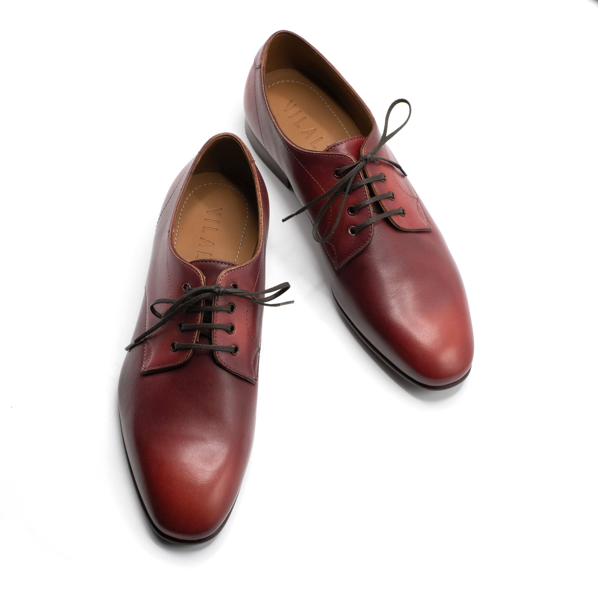 Pablo Derby in Coral by Norman Vilalta Bespoke Shoes in Barcelona