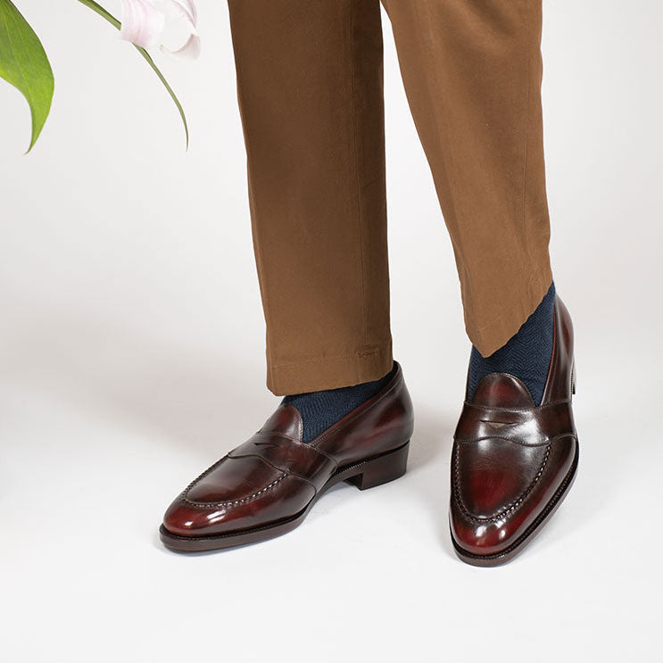 Piet Penny Loafer by Norman Vilalta Goodyear-welted shoes in Barcelona, Spain